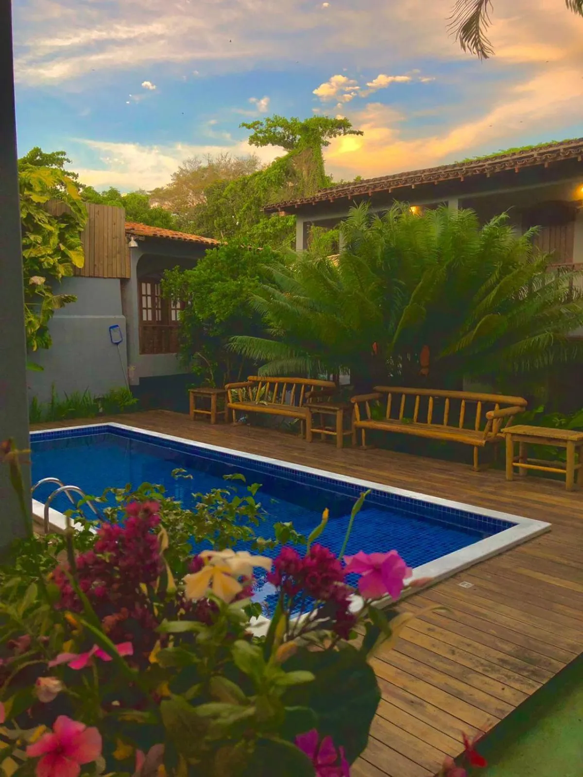 Pool view in DORM Olhar da Sereia