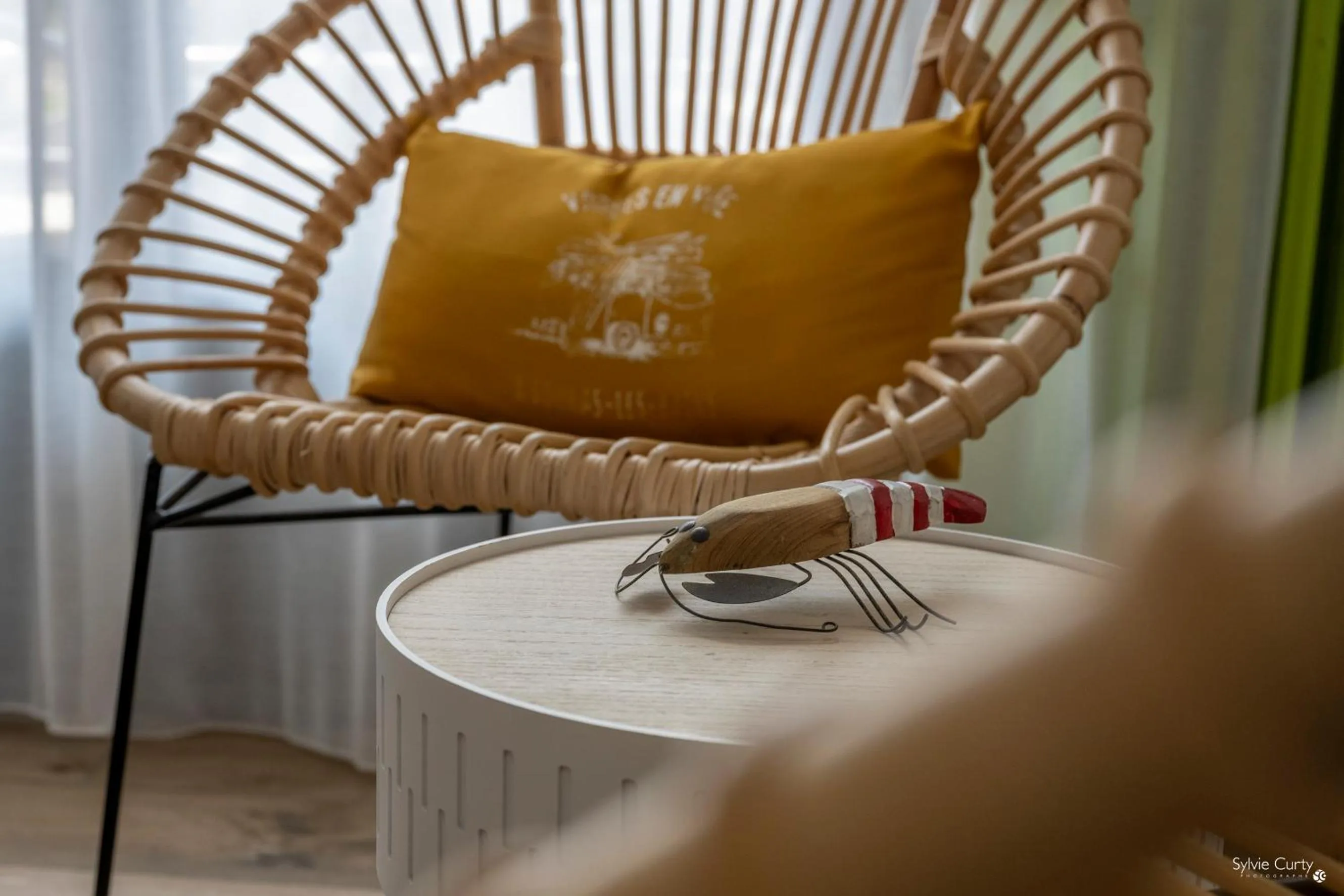 Decorative detail in Hotel La Roseraie