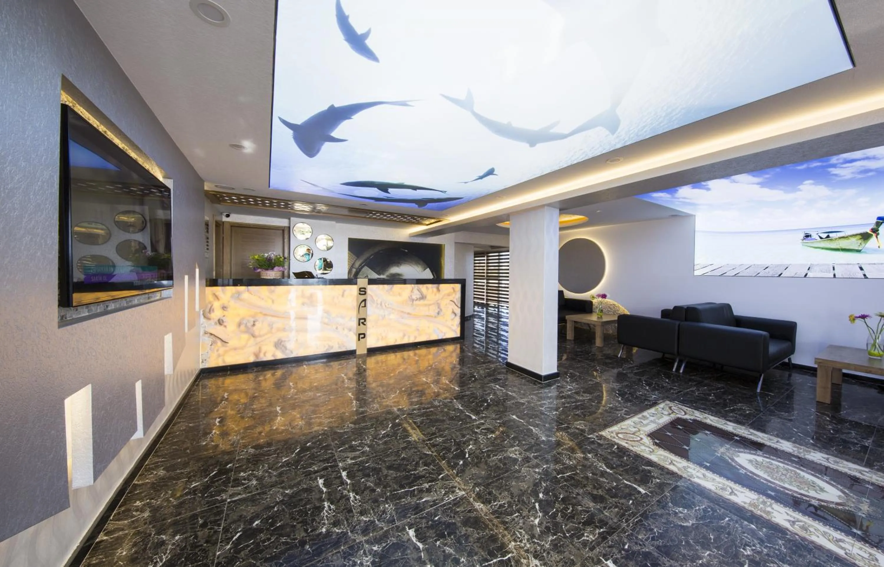 Lobby or reception in Sarp Hotel Kadriye