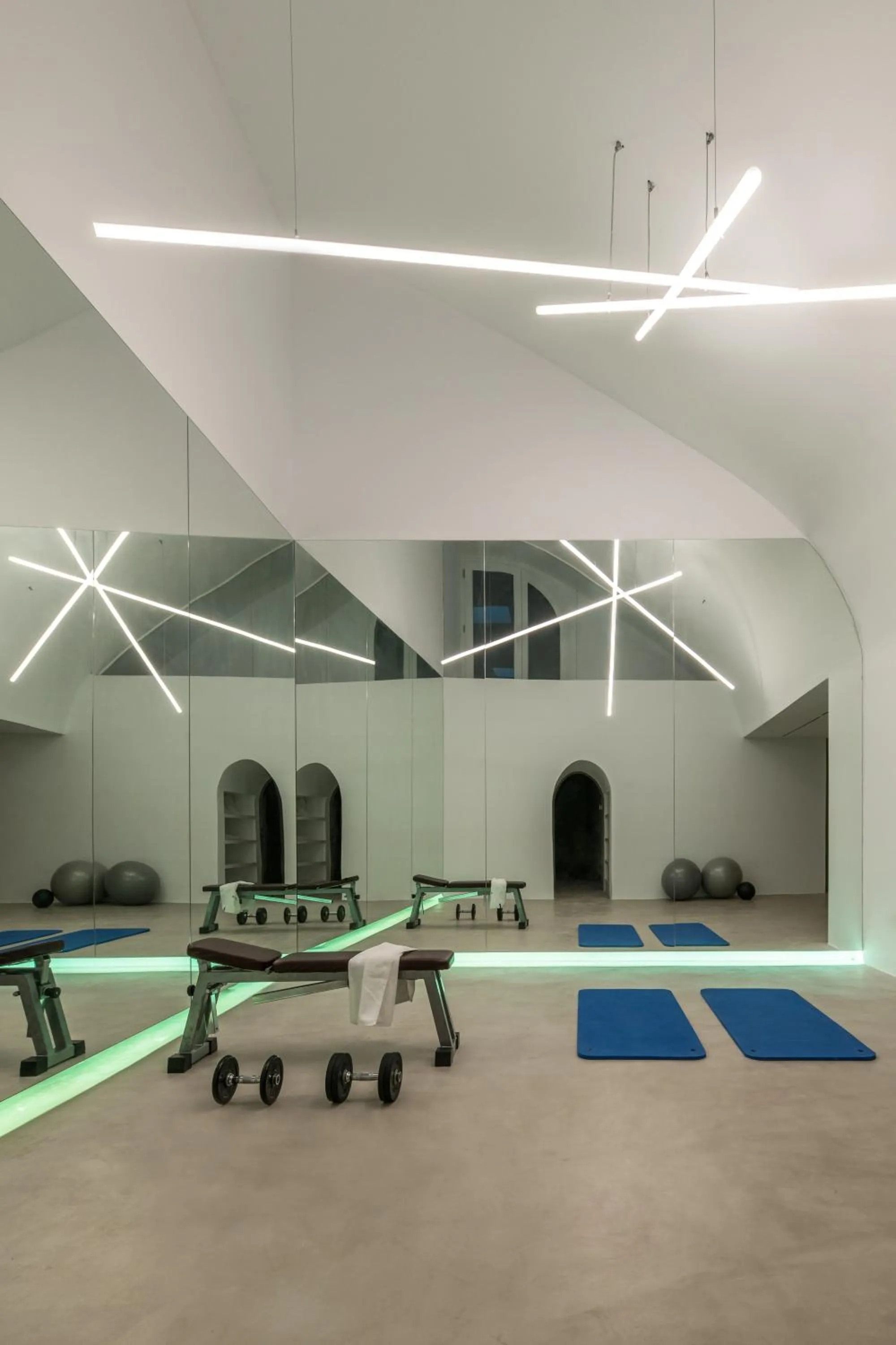 Fitness centre/facilities in The Saint Hotel