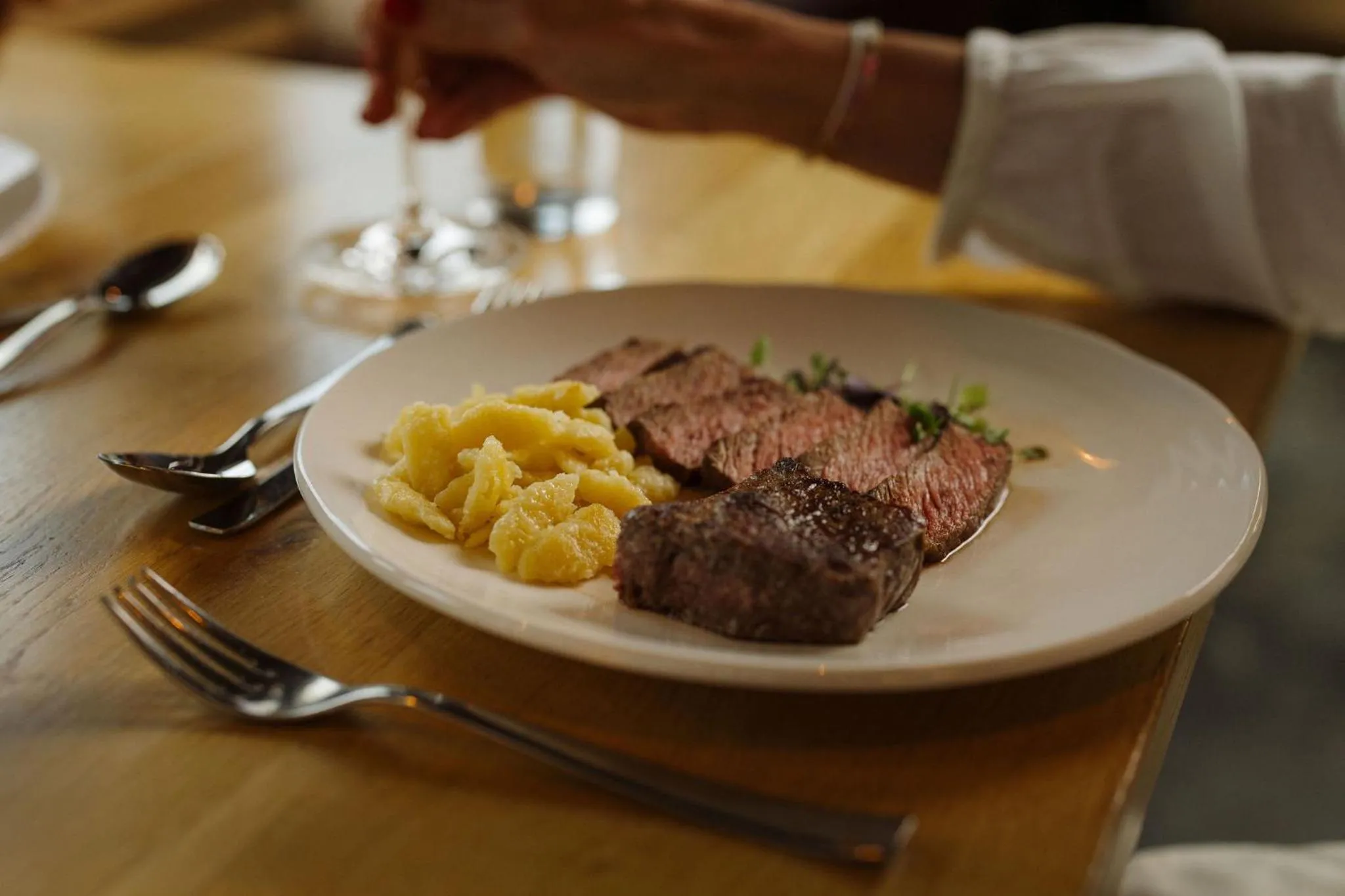 Food and drinks in Berghotel Engstligenalp Adelboden