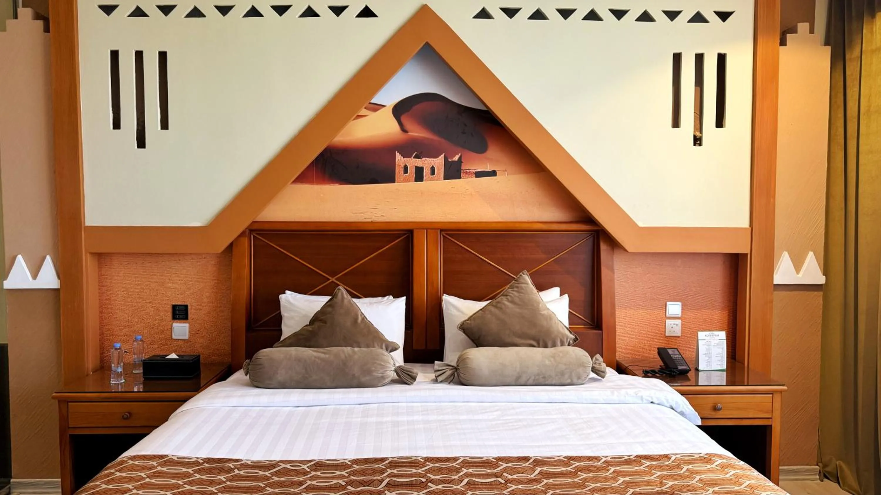 Bed in Holiday Villa Hail