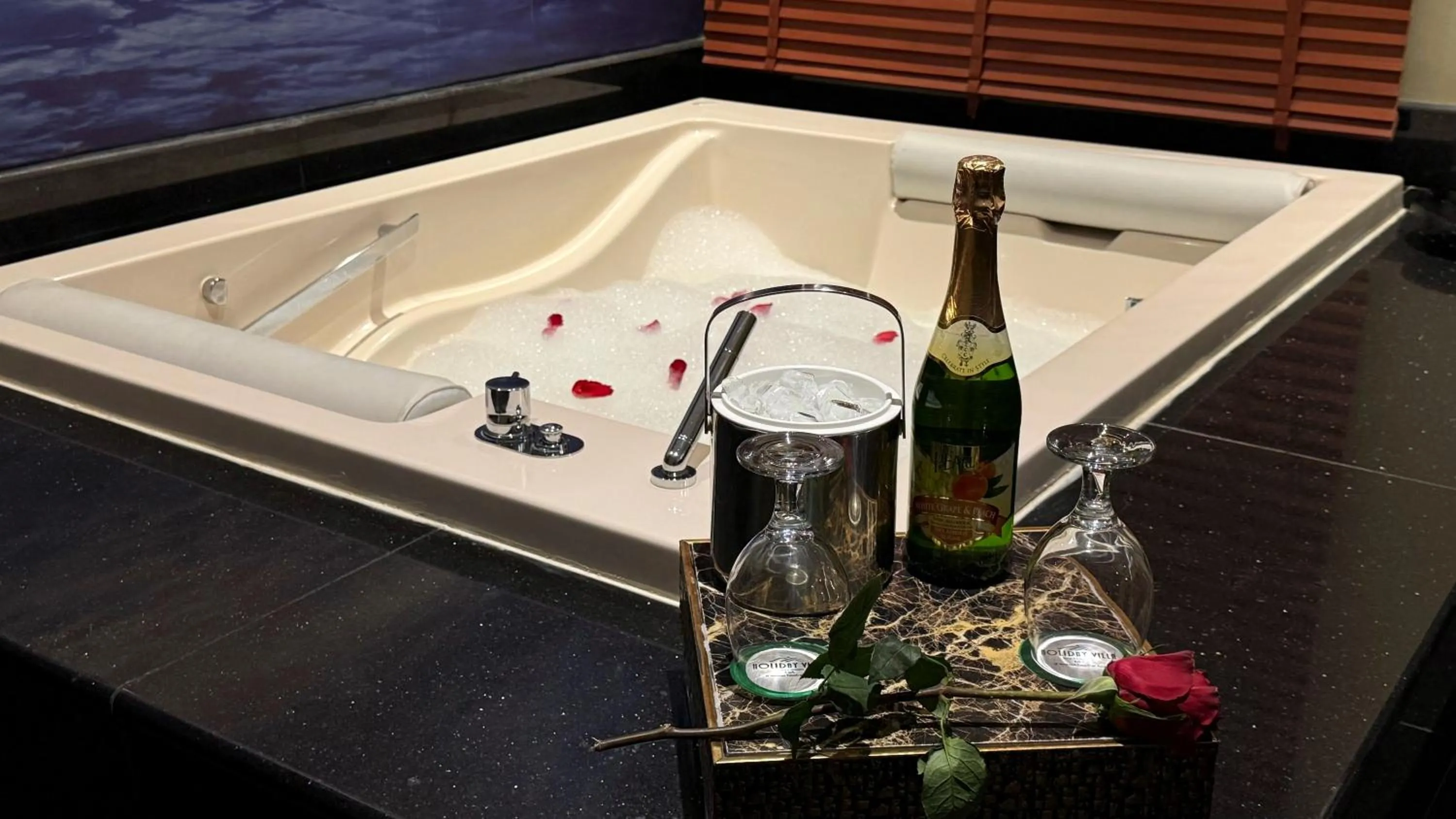 Drinks in Holiday Villa Hail