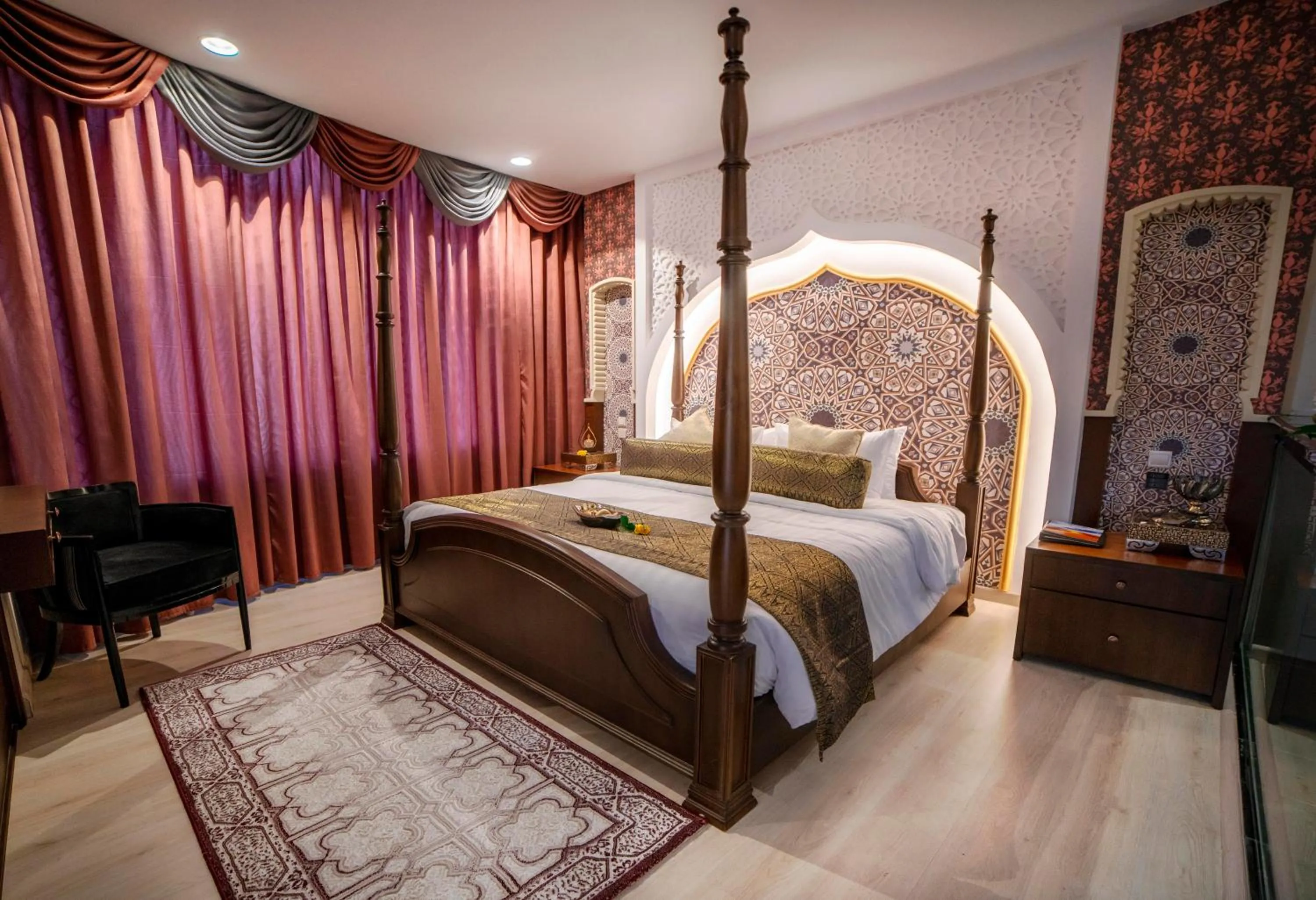 Living room, Bed in Holiday Villa Hail