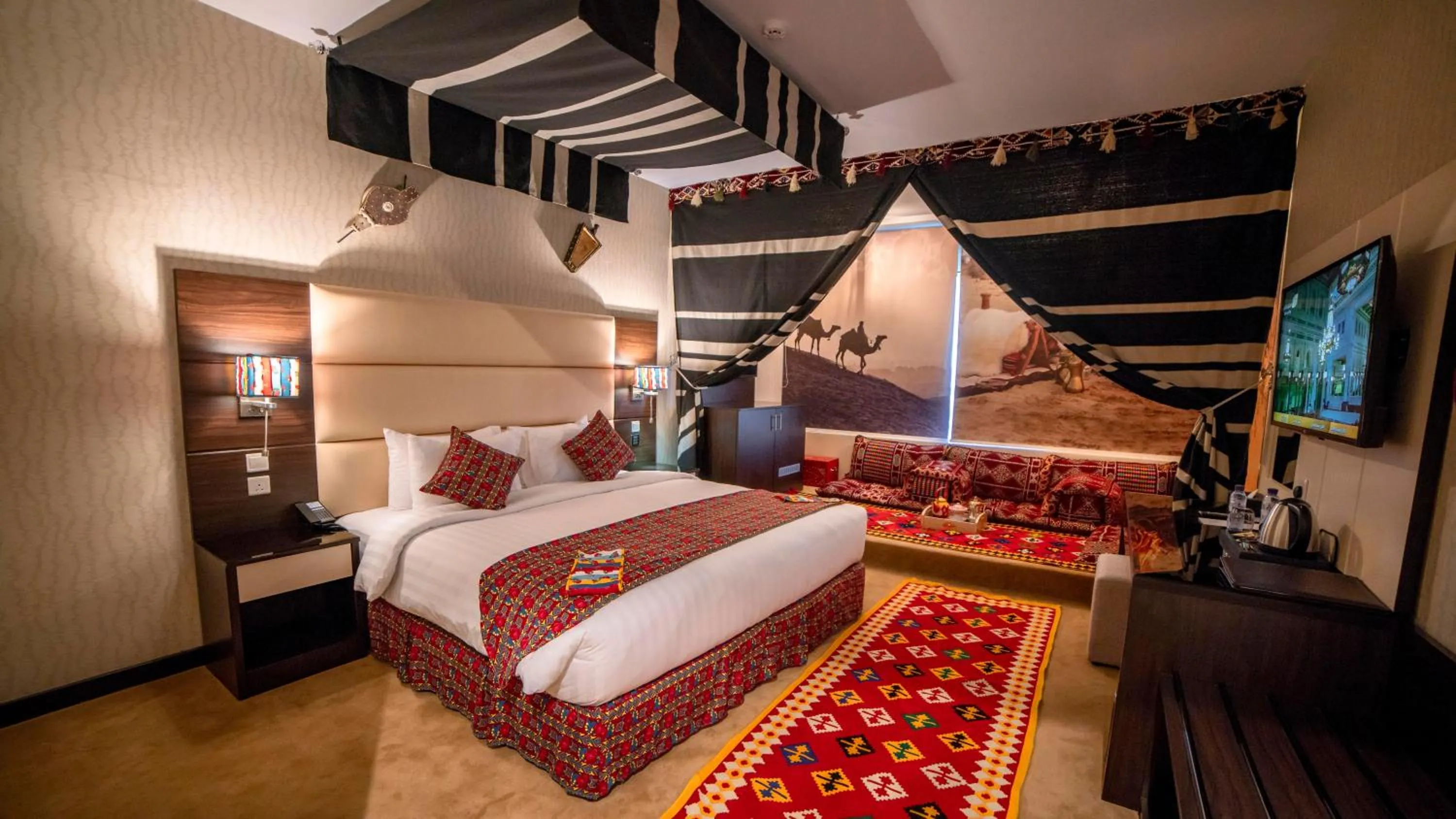 Bed in Holiday Villa Hail