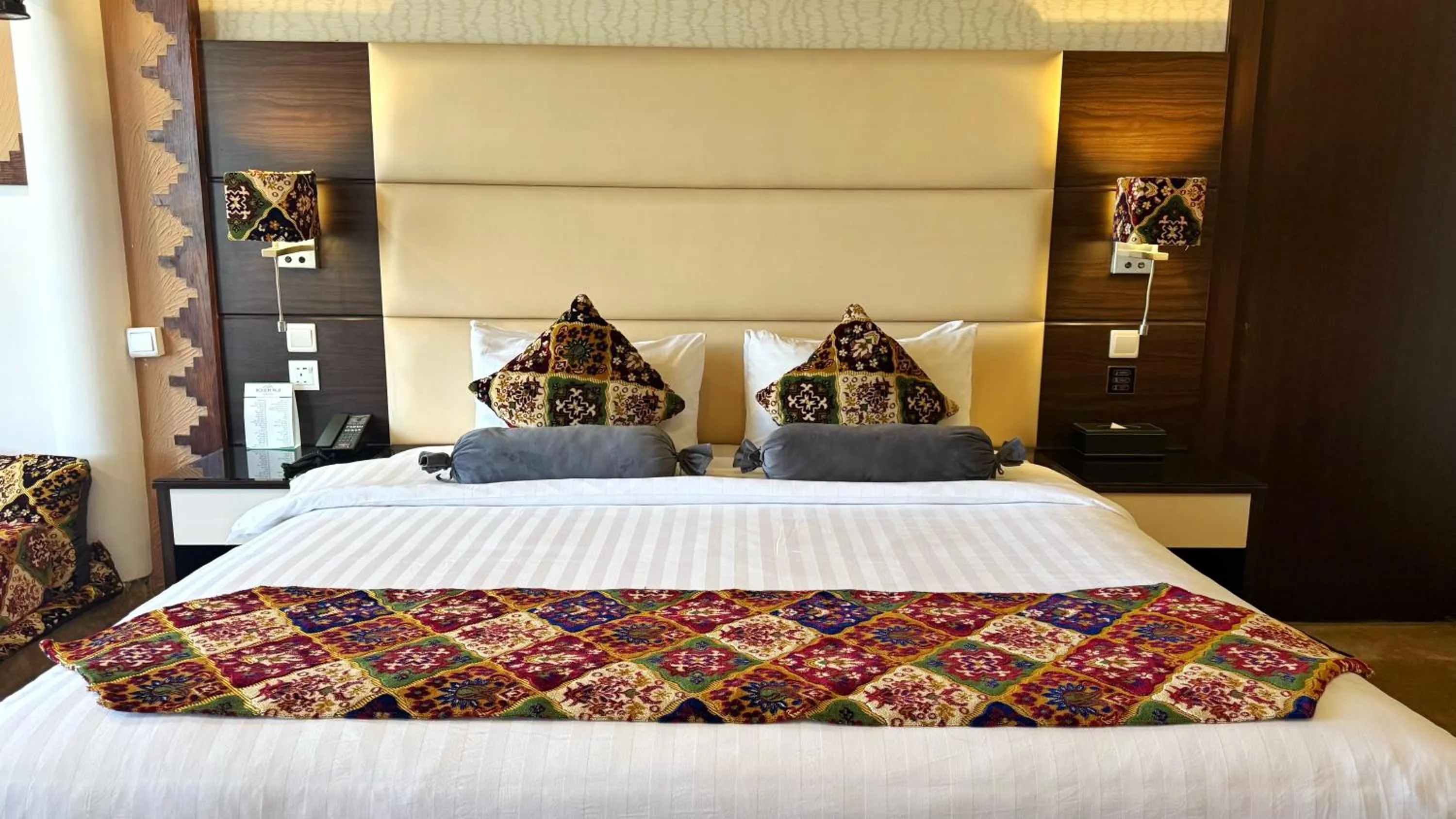 Bed in Holiday Villa Hail