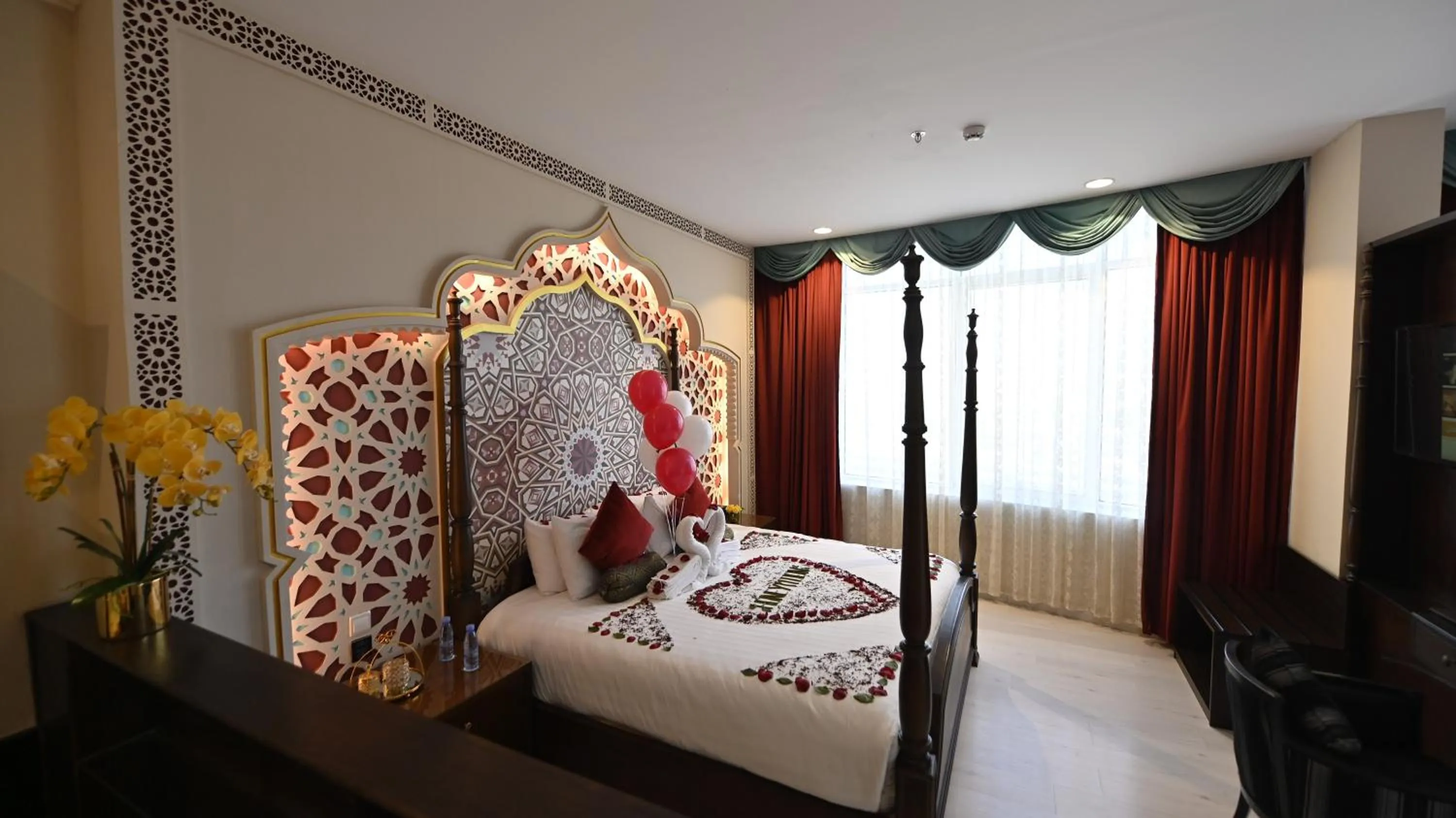 Bed in Holiday Villa Hail