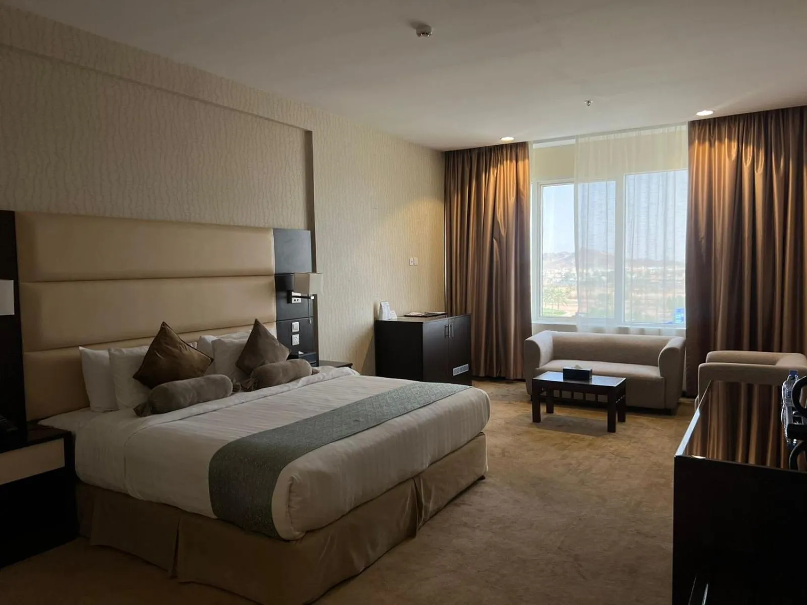 Living room, Bed in Holiday Villa Hail