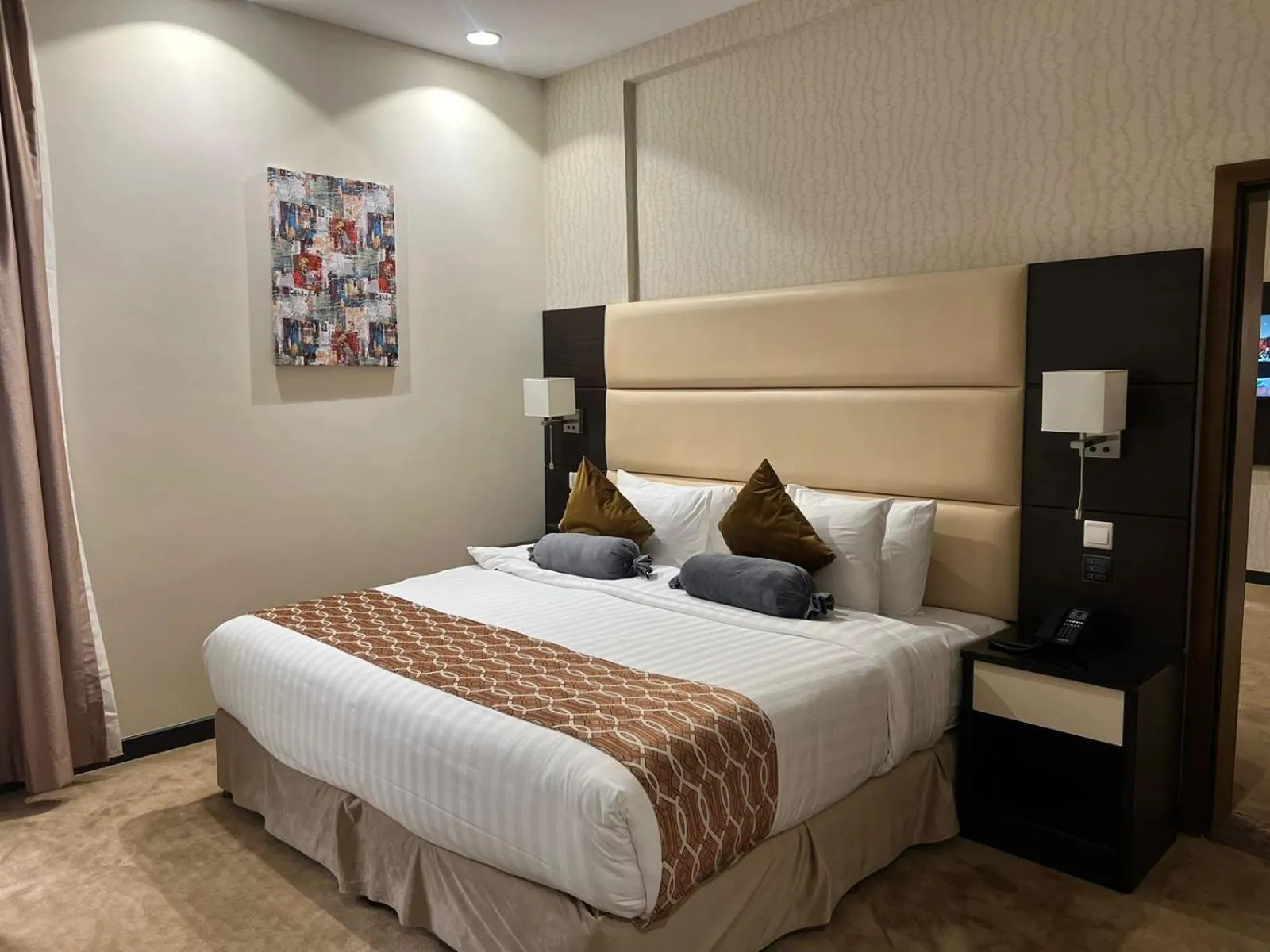 Bed in Holiday Villa Hail