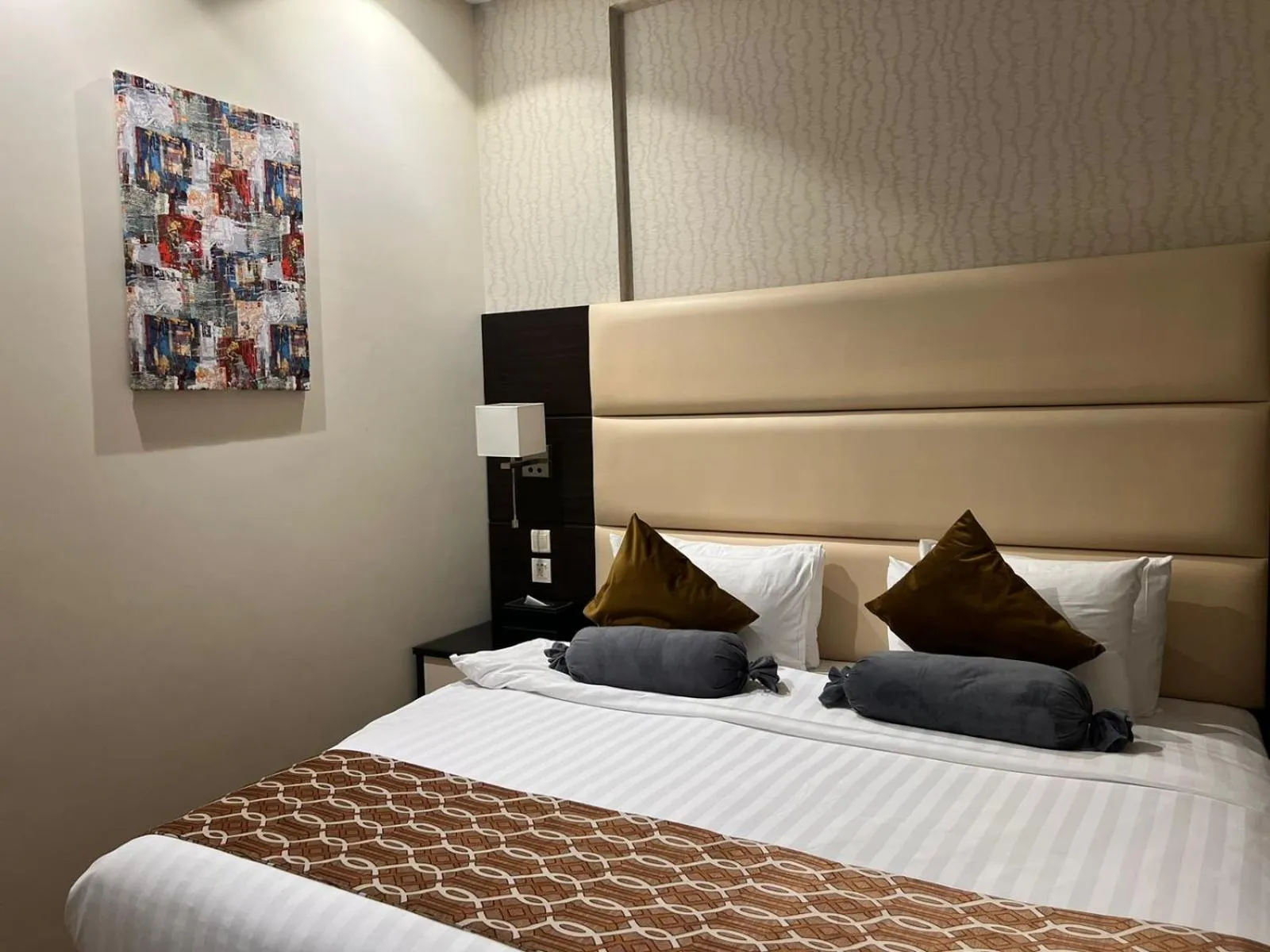 Bed in Holiday Villa Hail