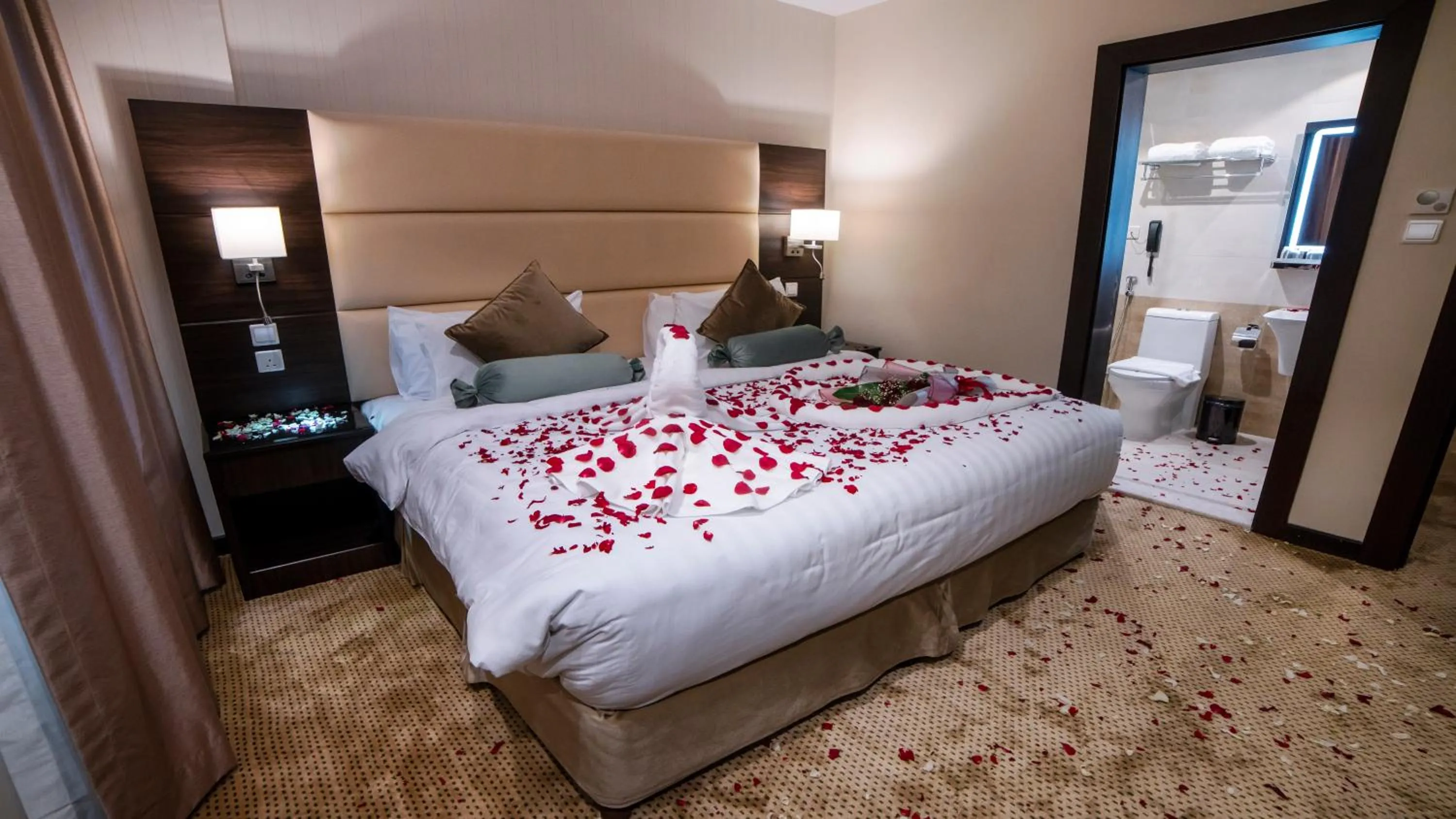 Bed in Holiday Villa Hail