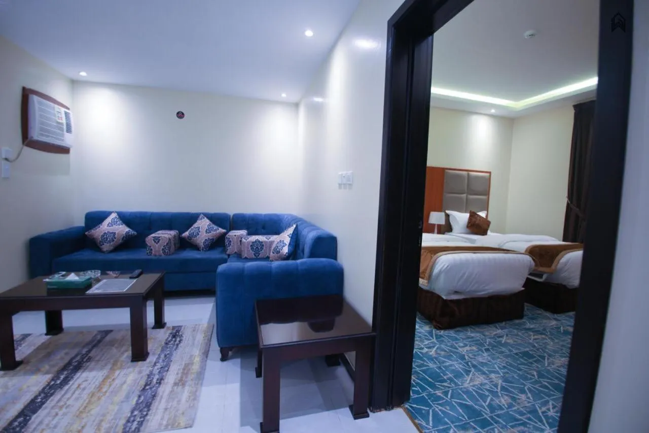 Living room, Bed in Loluat Al Matar Furnished Units