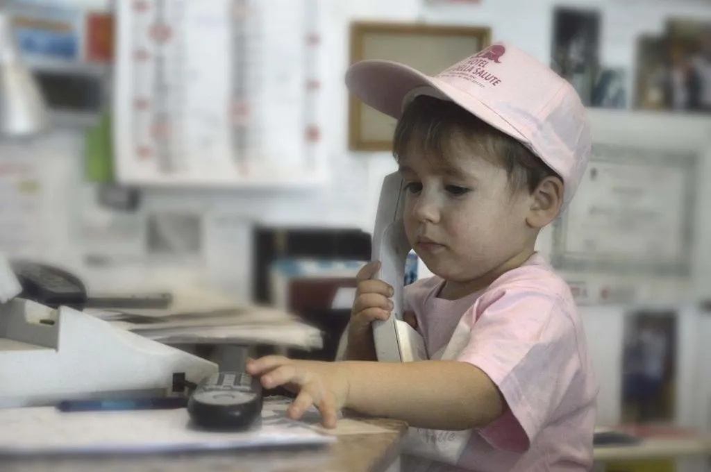 children in Dea Della Salute Hotel
