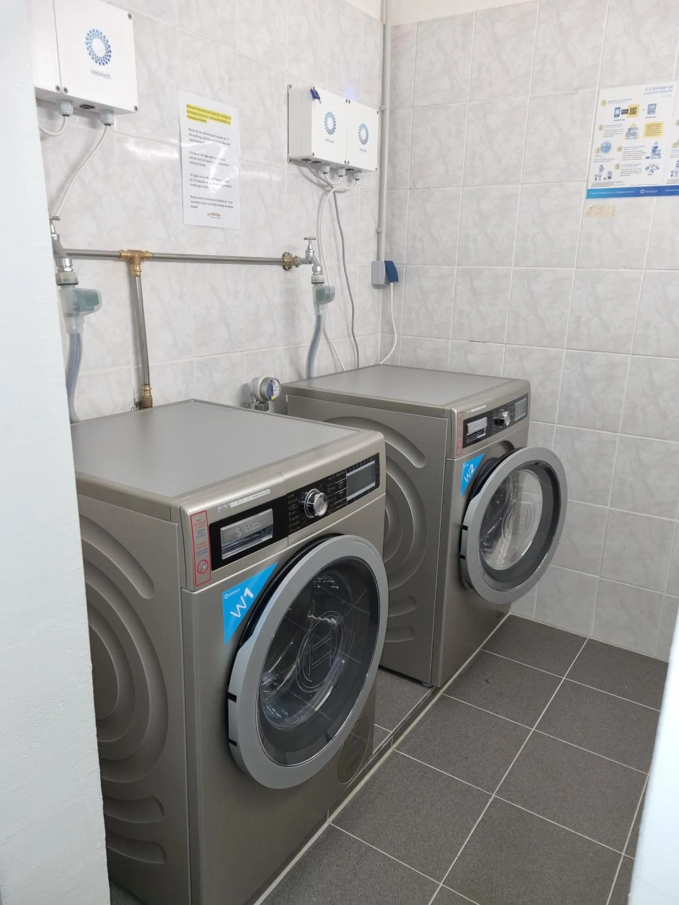 washing machine in my MINGA Airport serviced Apartments