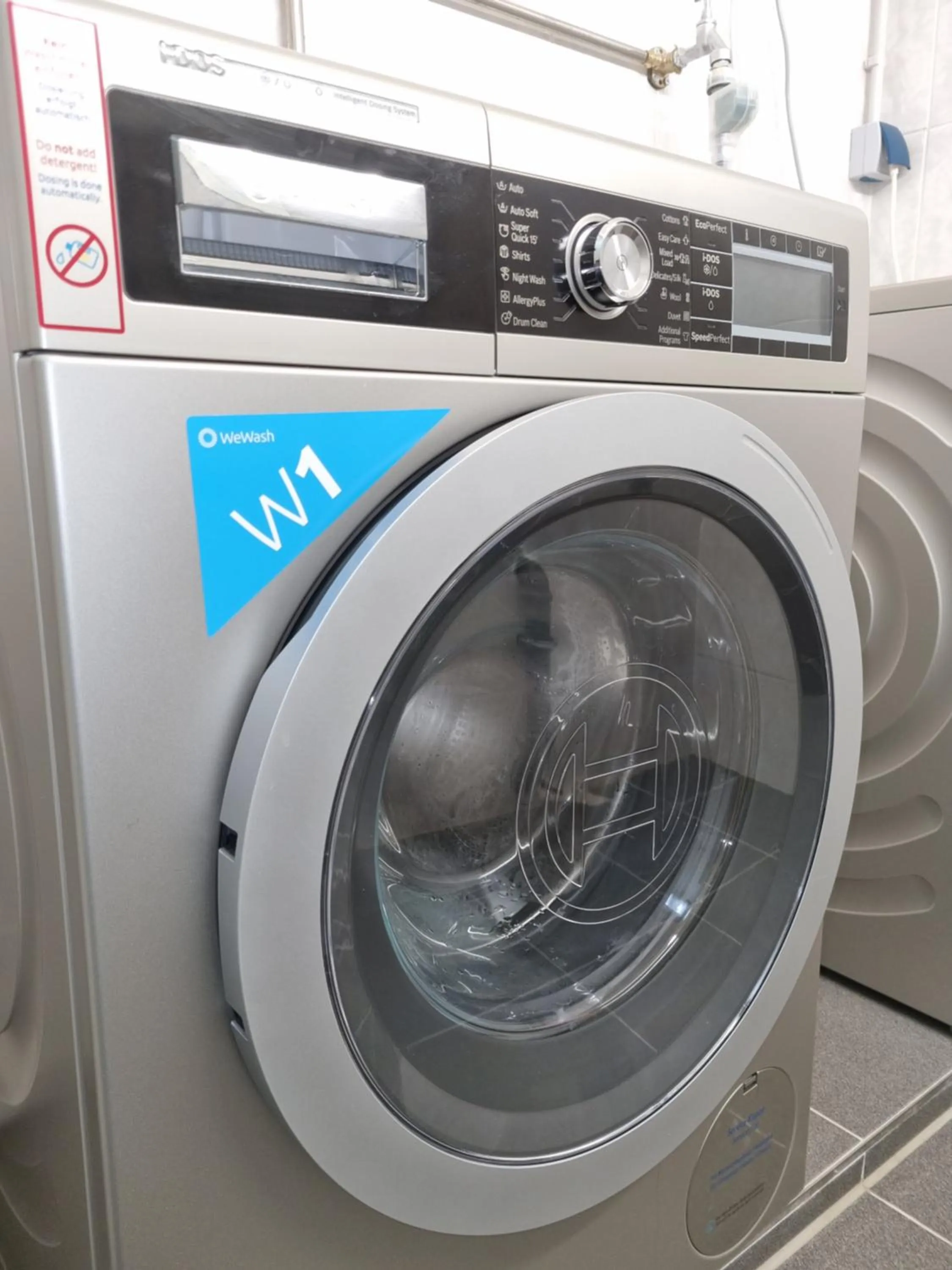 washing machine in my MINGA Airport serviced Apartments