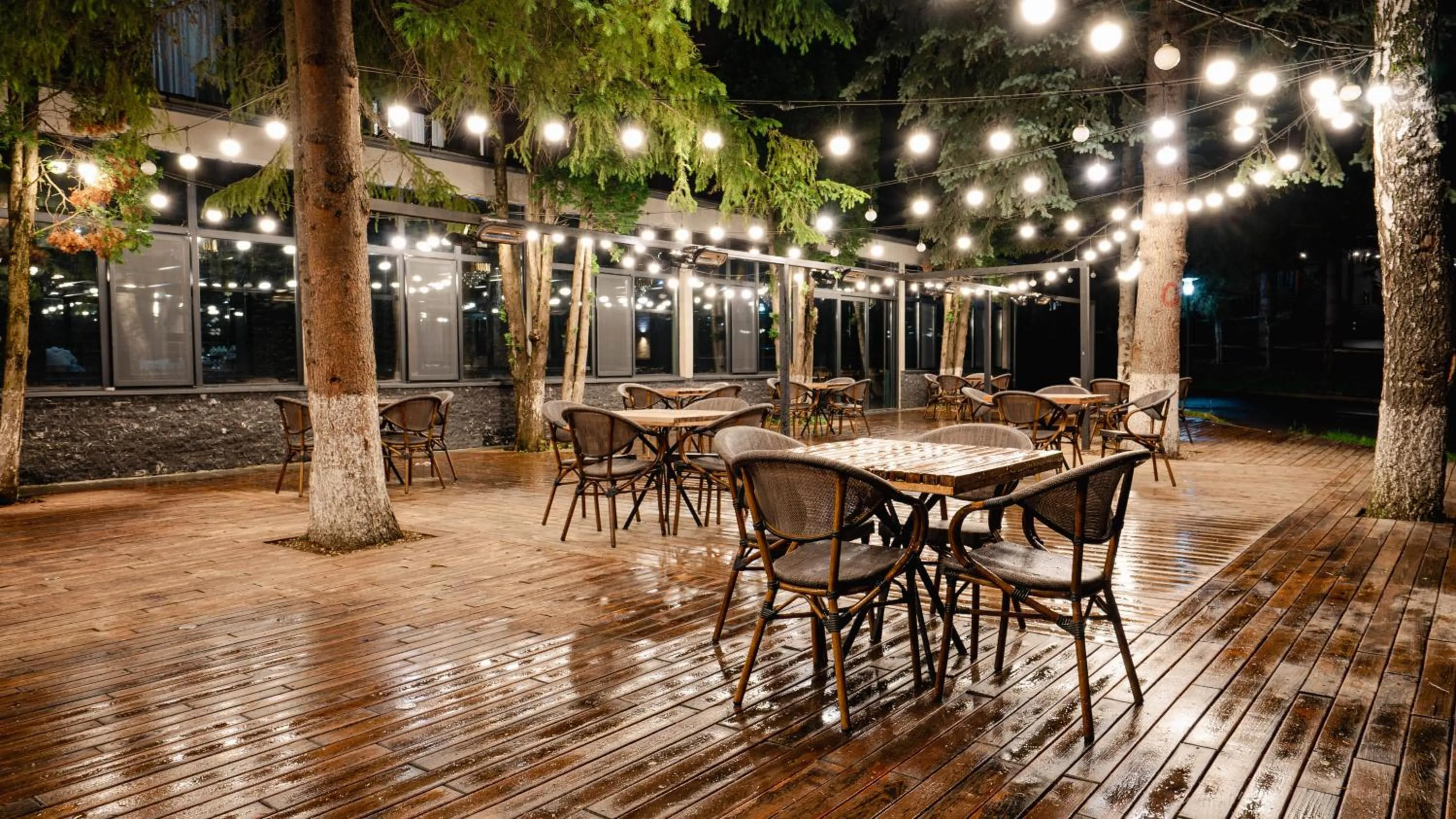 Patio in Bakuriani Inn