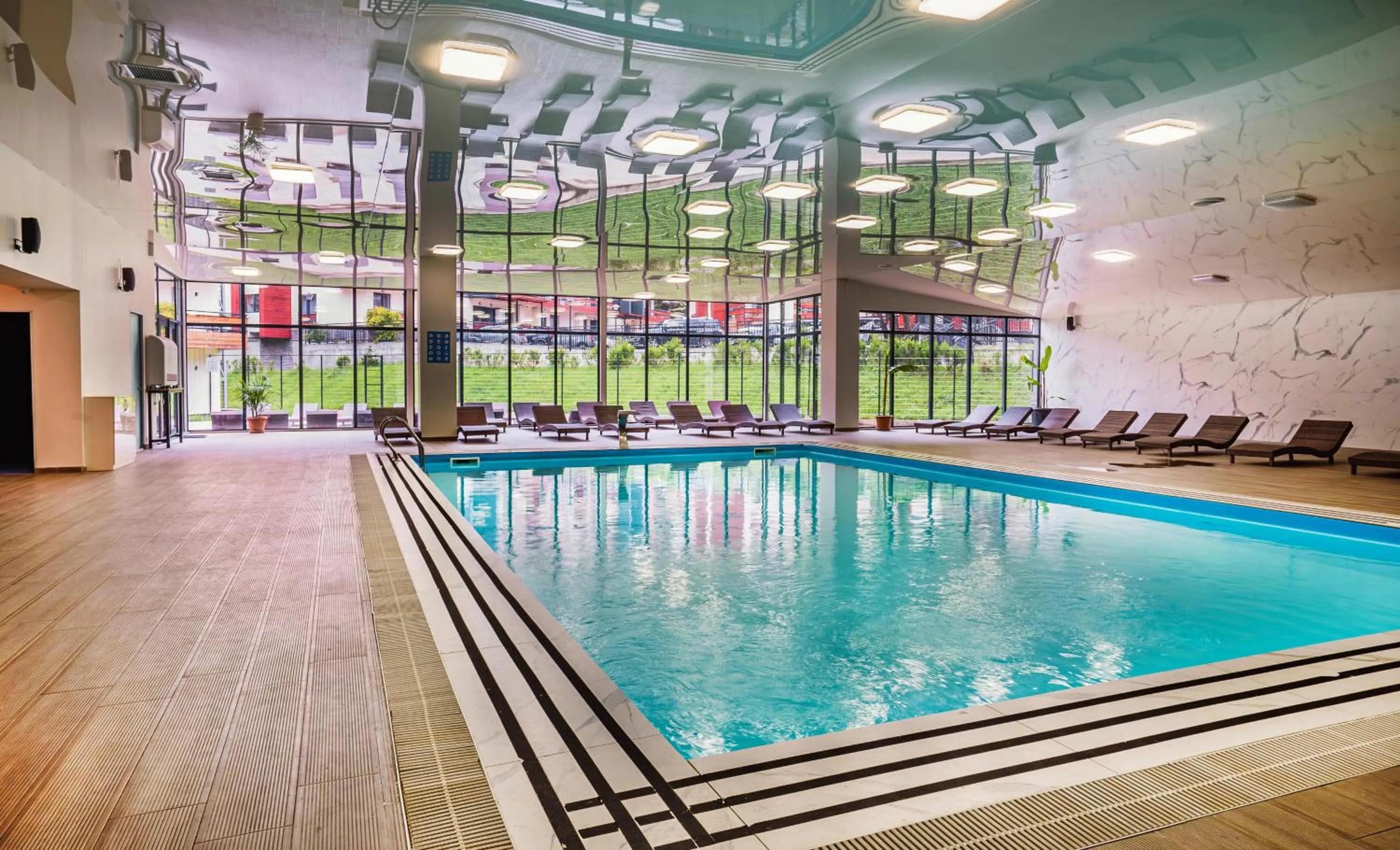 Pool view in Bakuriani Inn