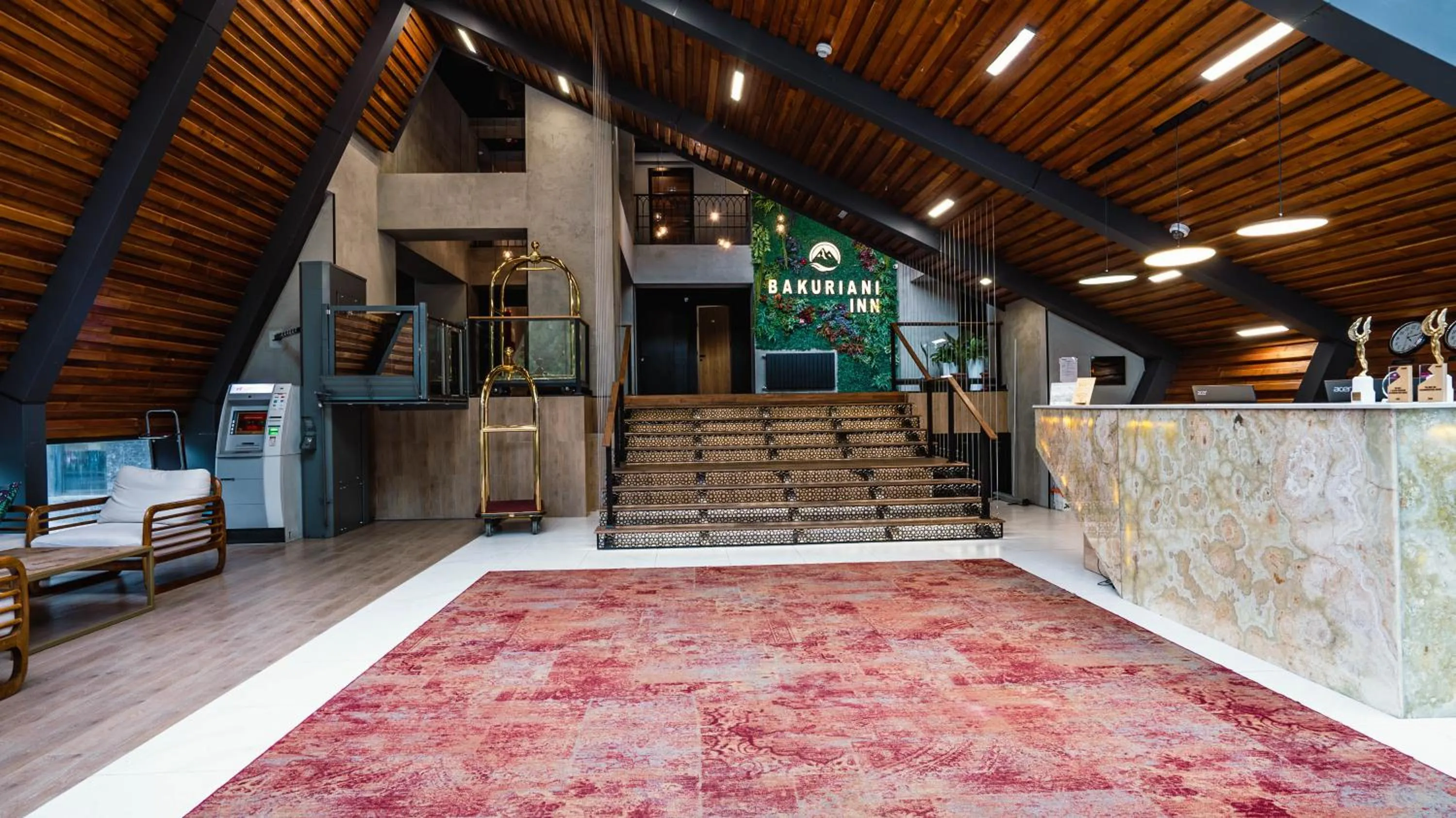 Lobby or reception in Bakuriani Inn