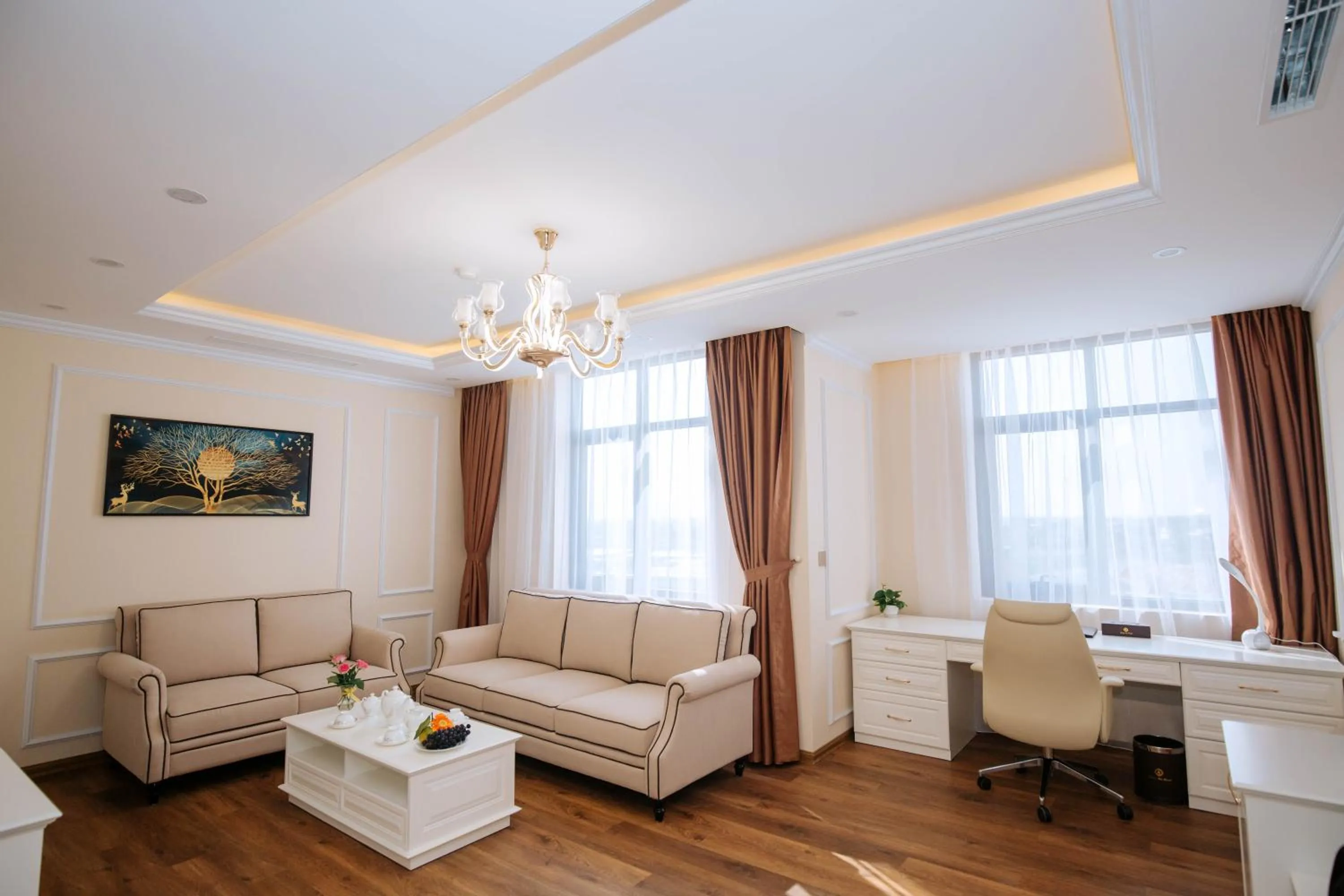 Living room in Thông Đỏ Hotel