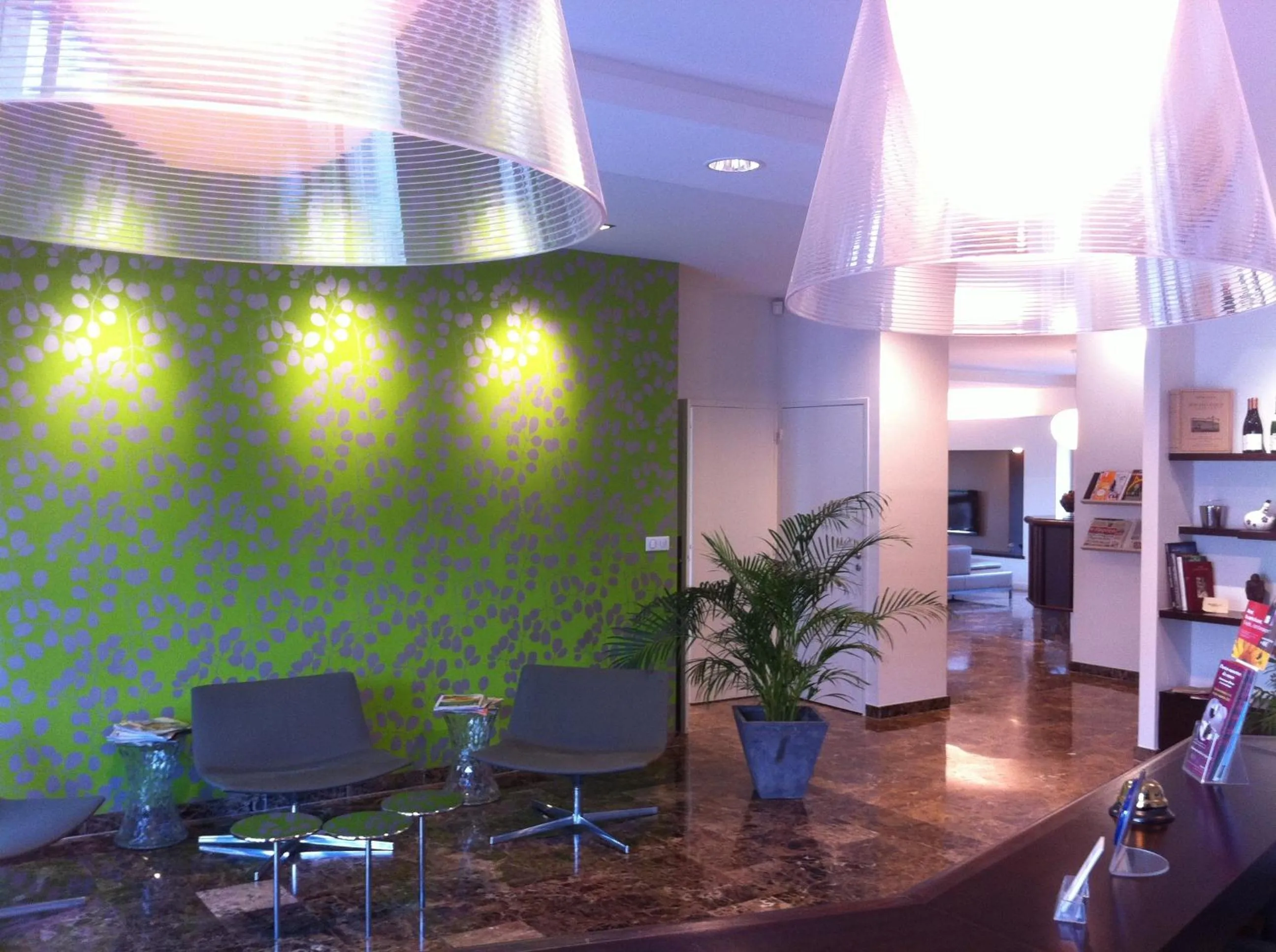 Lobby or reception in Hotel Les Amandiers