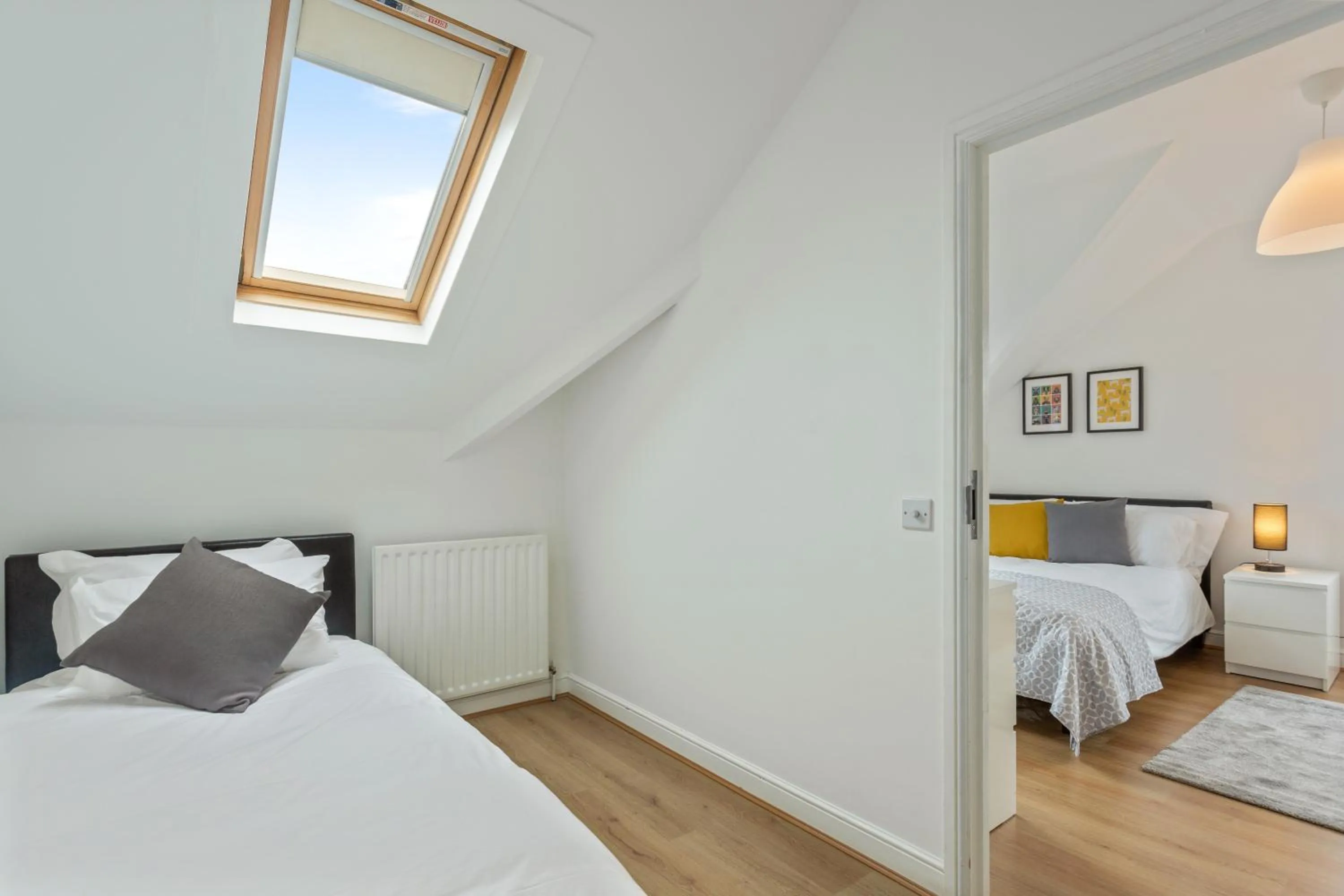 Bedroom, Bed in River Rooms Nottingham