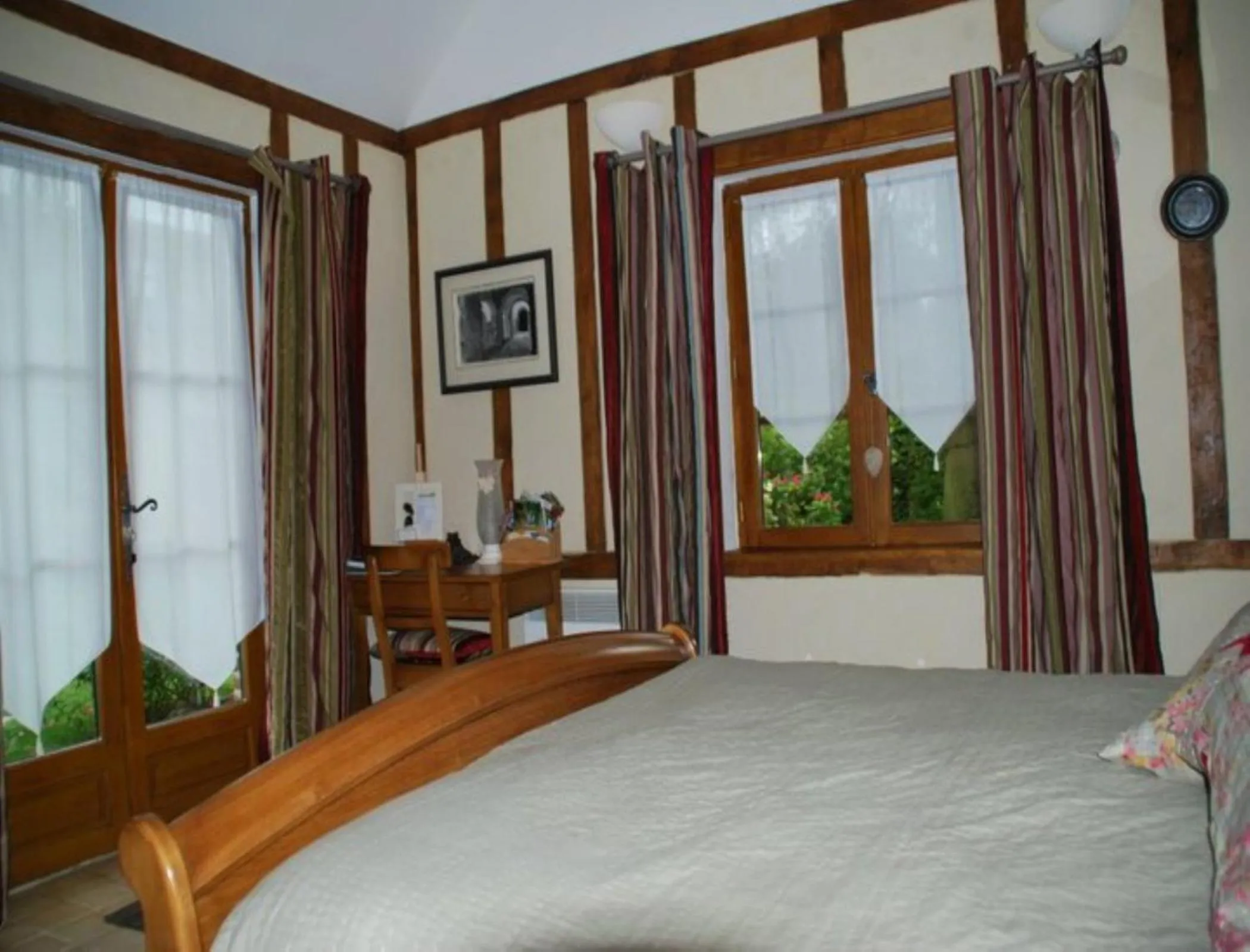 Bed in Chambres d'hôtes La Petite Flambée