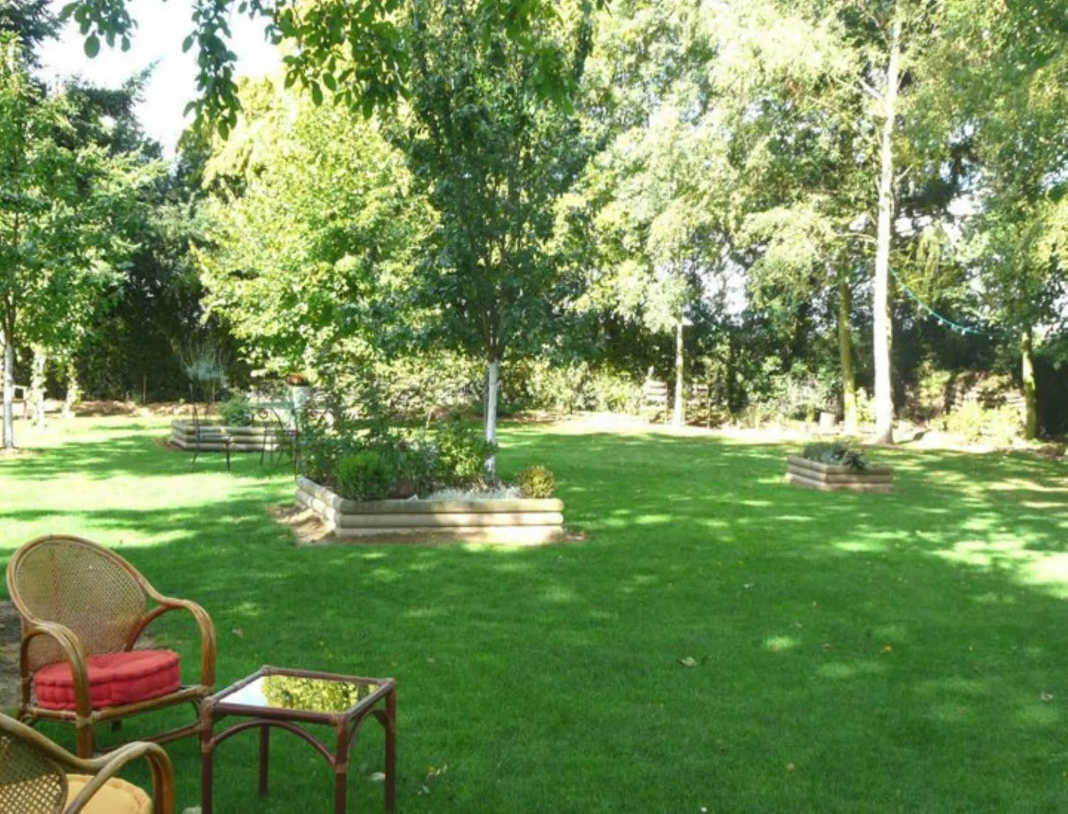 Garden in Chambres d'hôtes La Petite Flambée