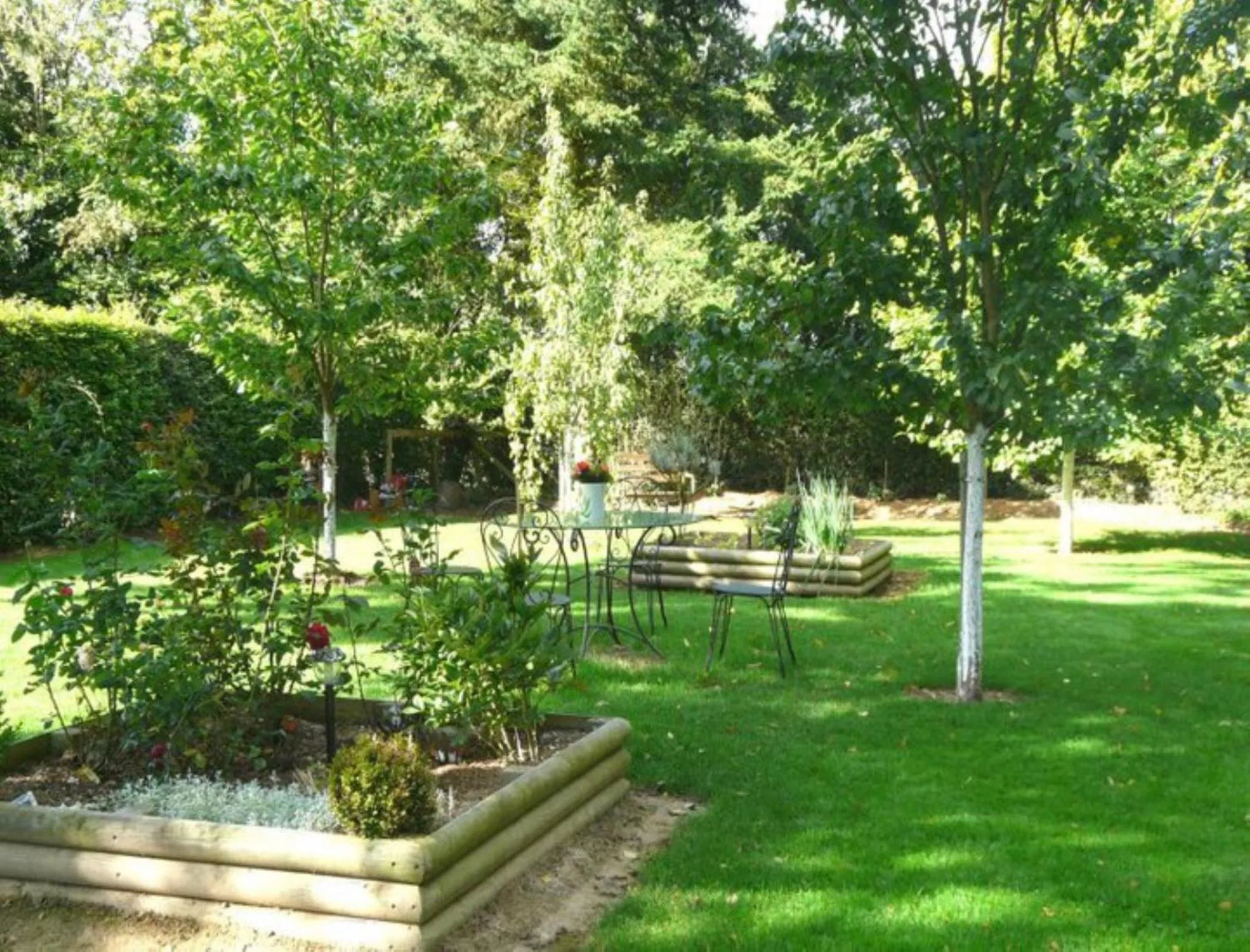 Garden in Chambres d'hôtes La Petite Flambée