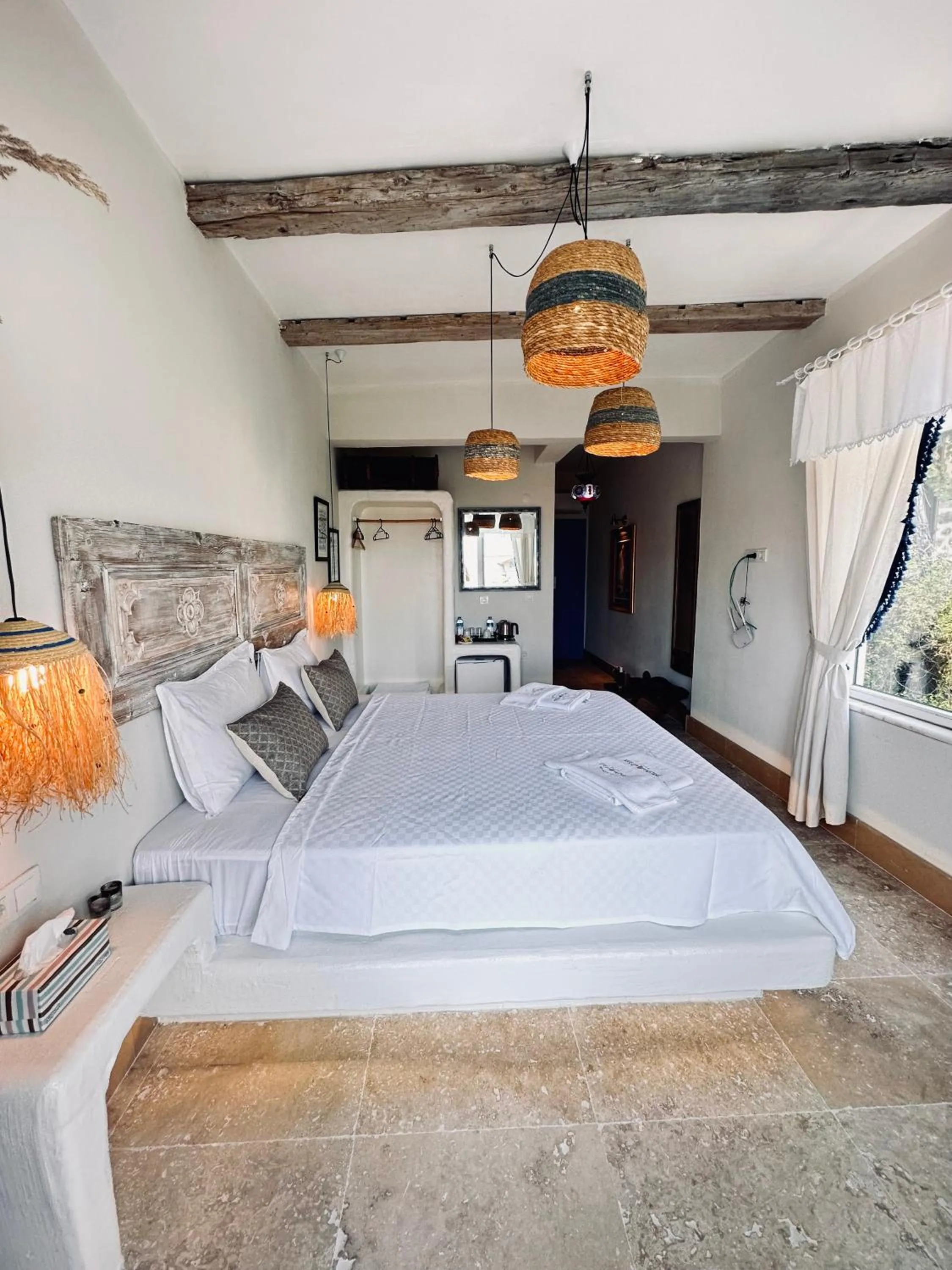 Bed in Lemon Villa Hotel