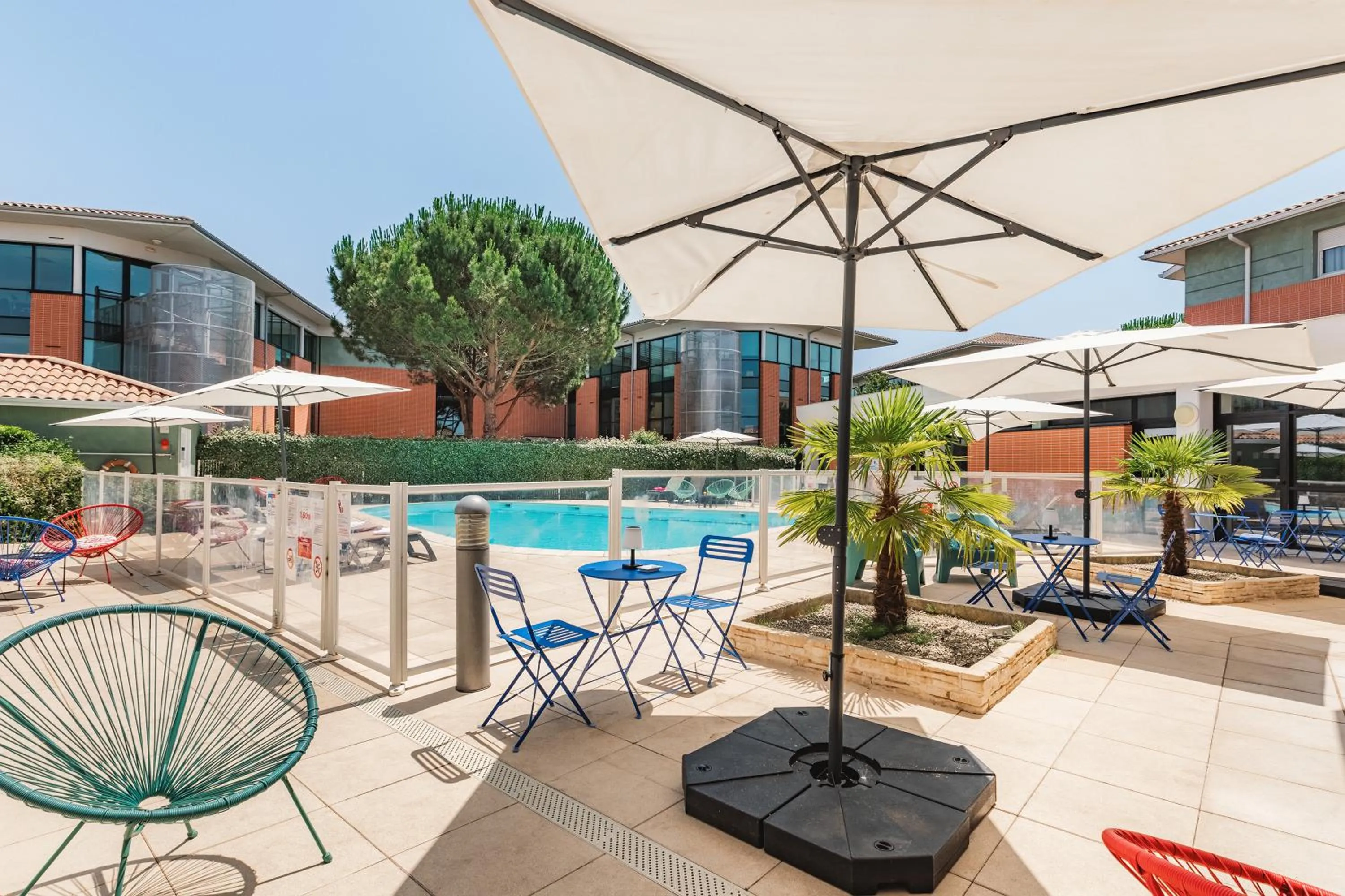 Patio in Appart'City Confort Toulouse Purpan