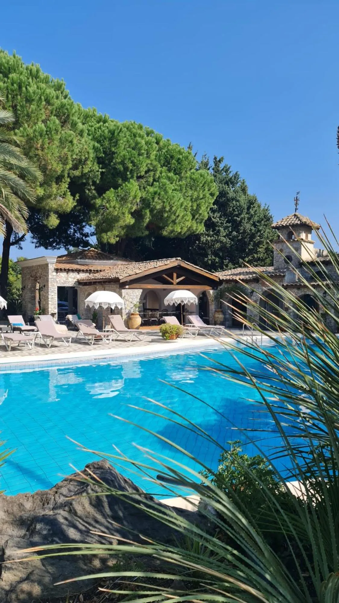 Pool view in B&B La Villa