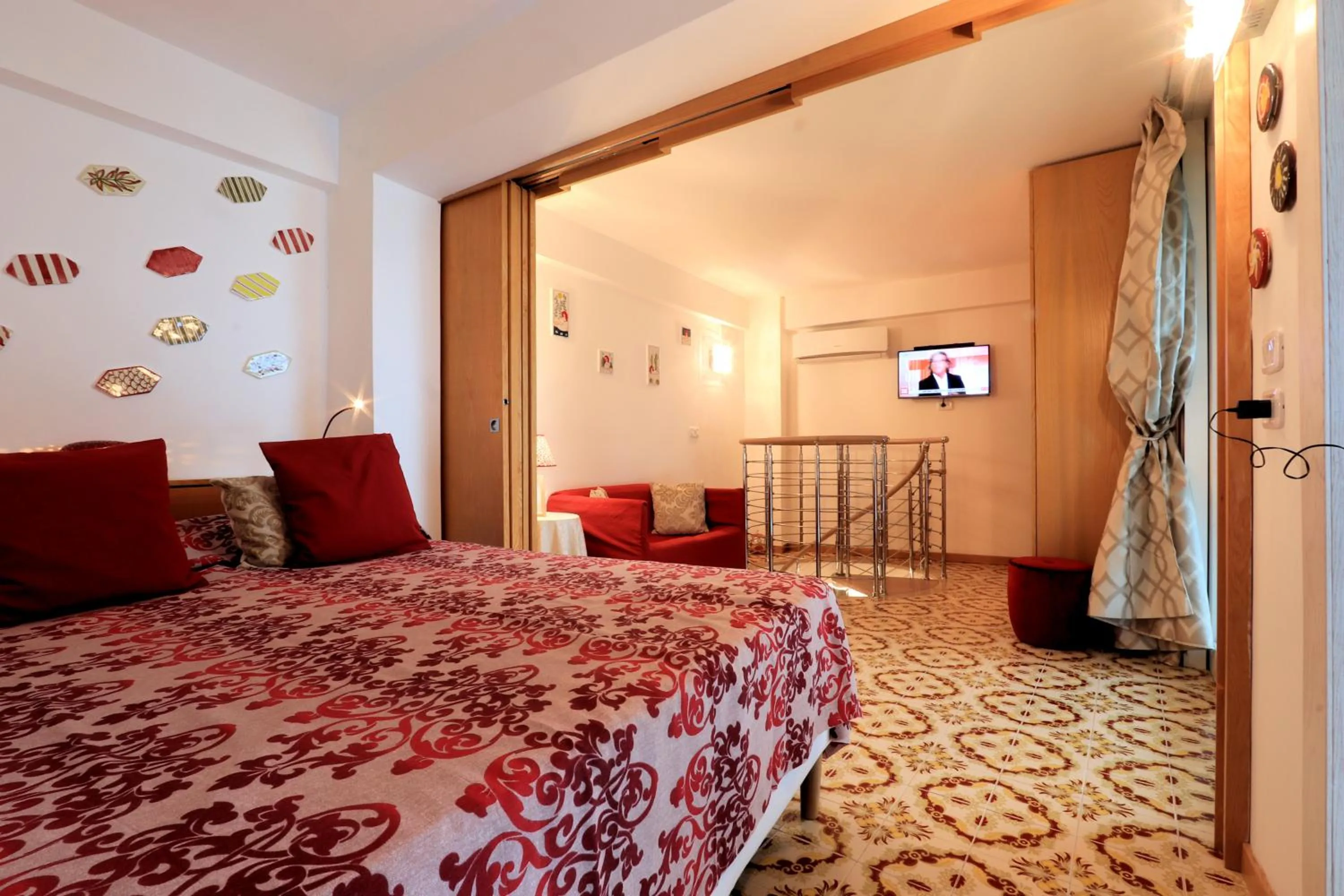 Bed in Due Relais - Panoramic Sea View Suites