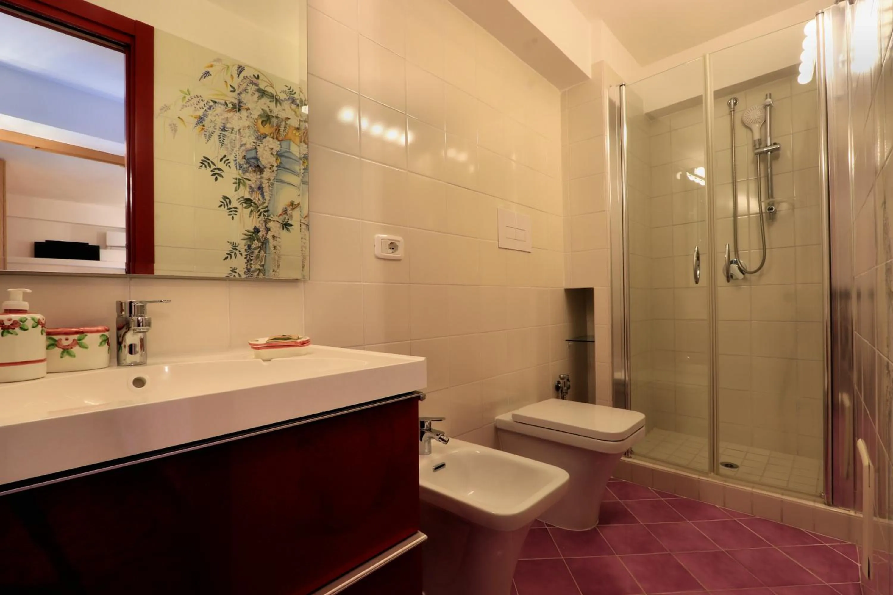 Bathroom in Due Relais - Panoramic Sea View Suites