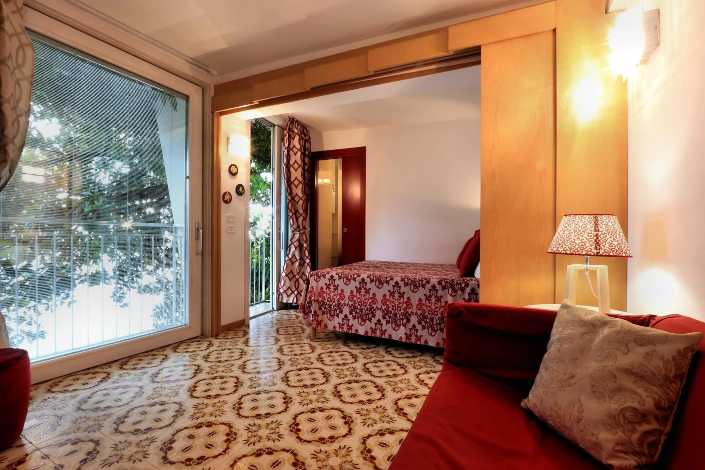 Bed in Due Relais - Panoramic Sea View Suites