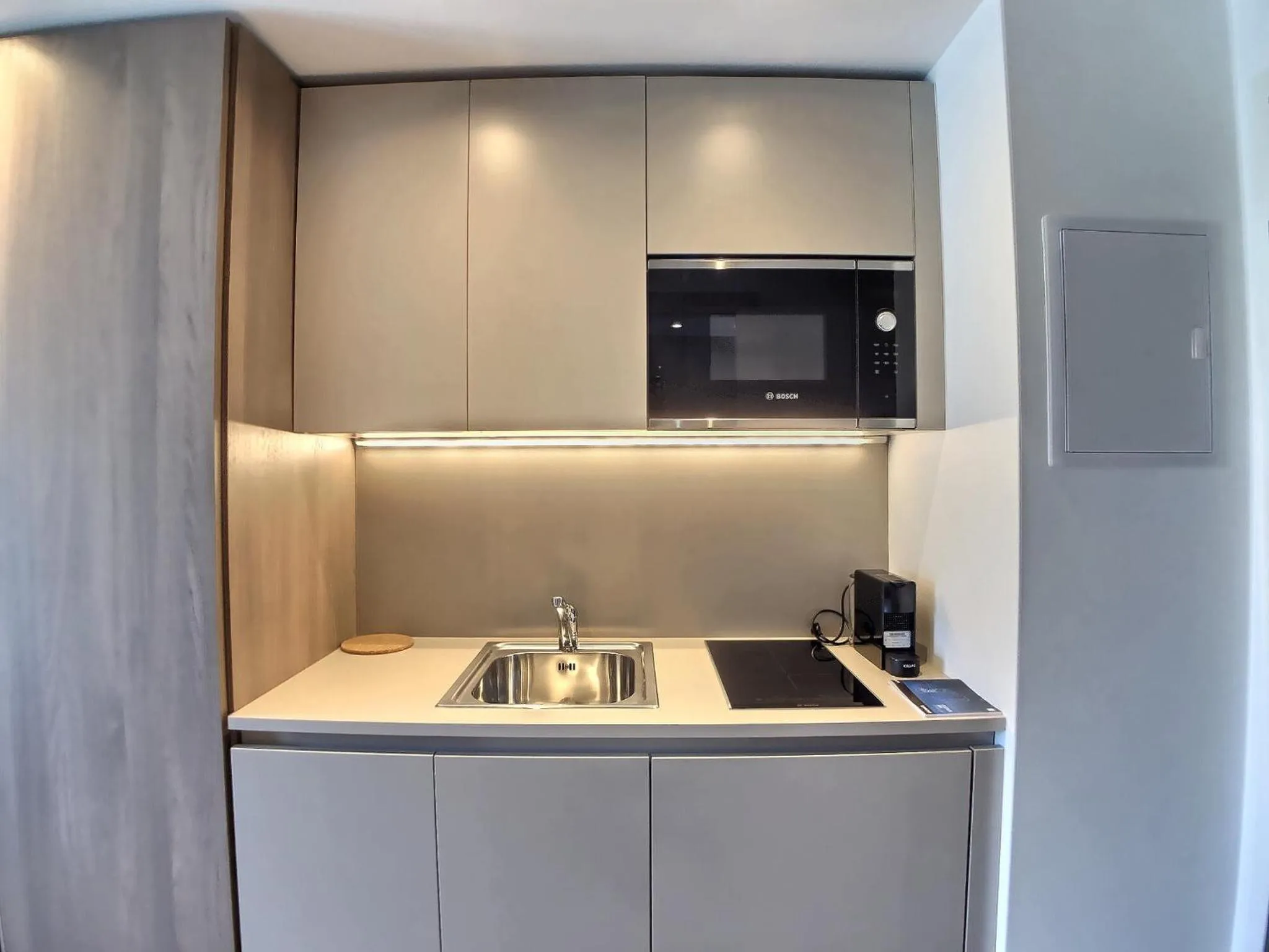 Kitchen or kitchenette in Attica Résidences, Lausanne