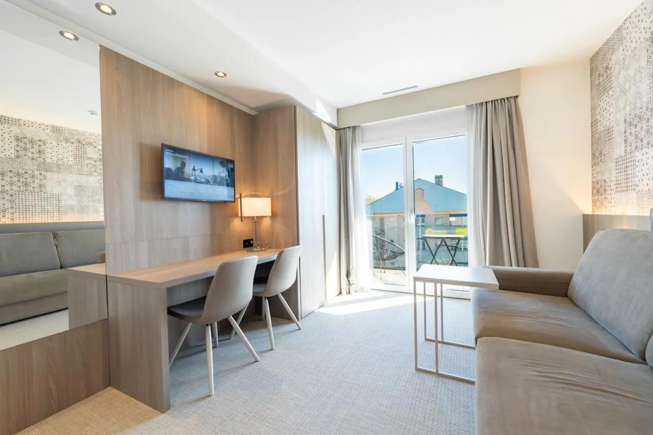 Living room in Attica Résidences, Lausanne