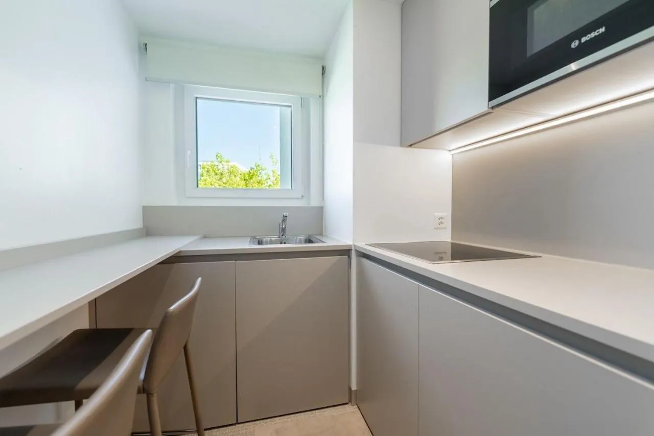 Kitchen or kitchenette in Attica Résidences, Lausanne