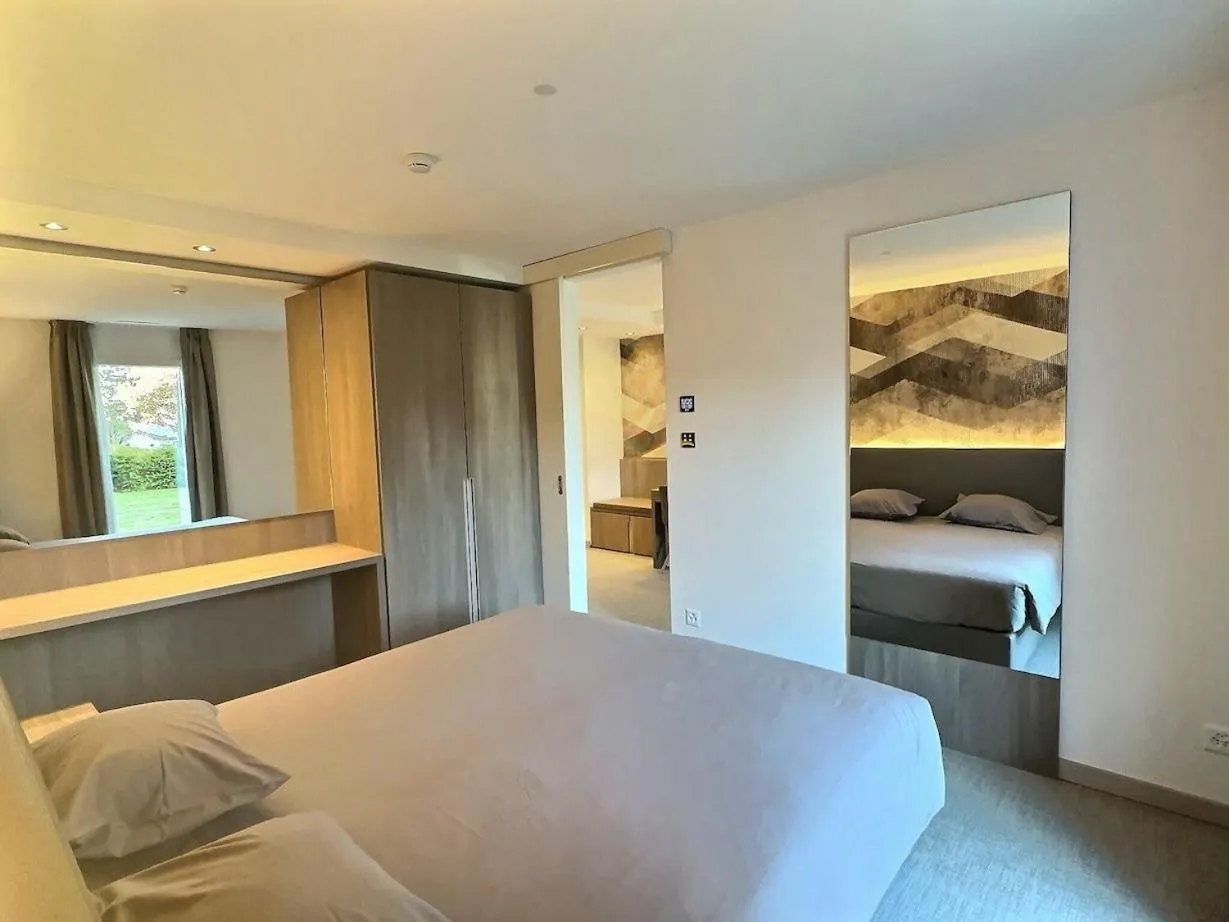 Bedroom, Bed in Attica Résidences, Lausanne