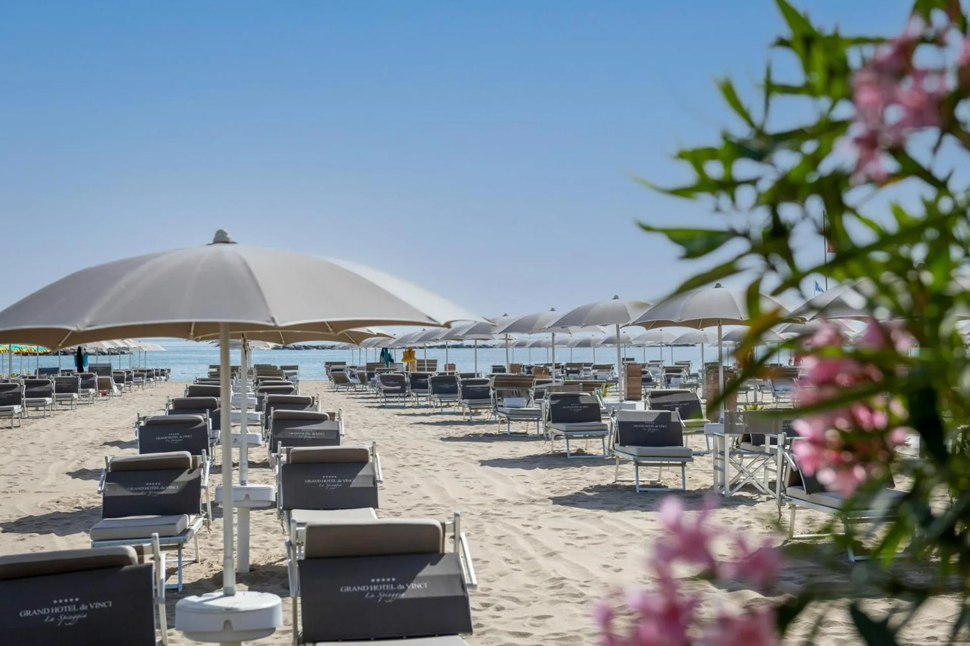 Beach in Grand Hotel Da Vinci