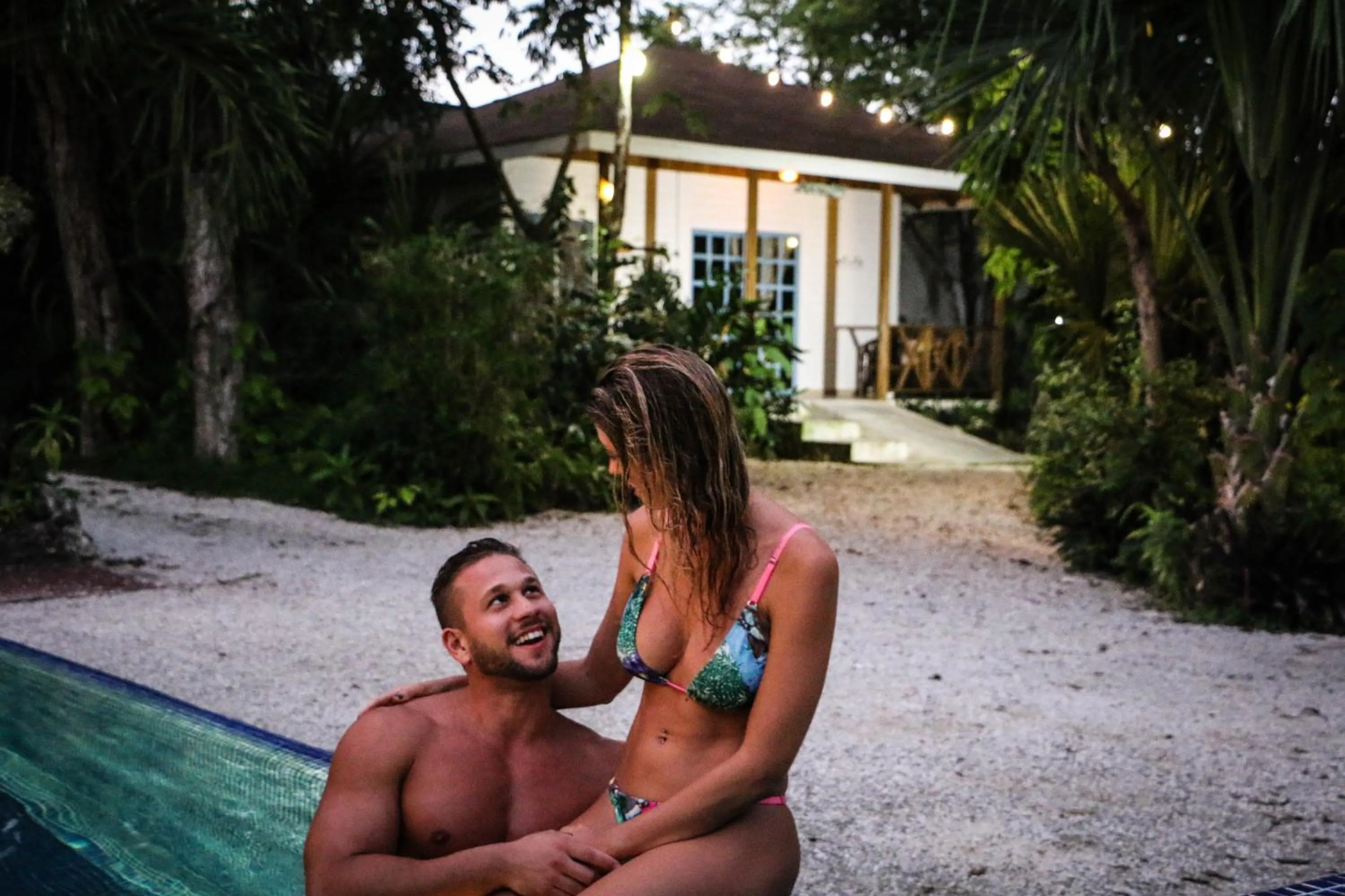 Swimming pool in Villas El Encanto Cozumel