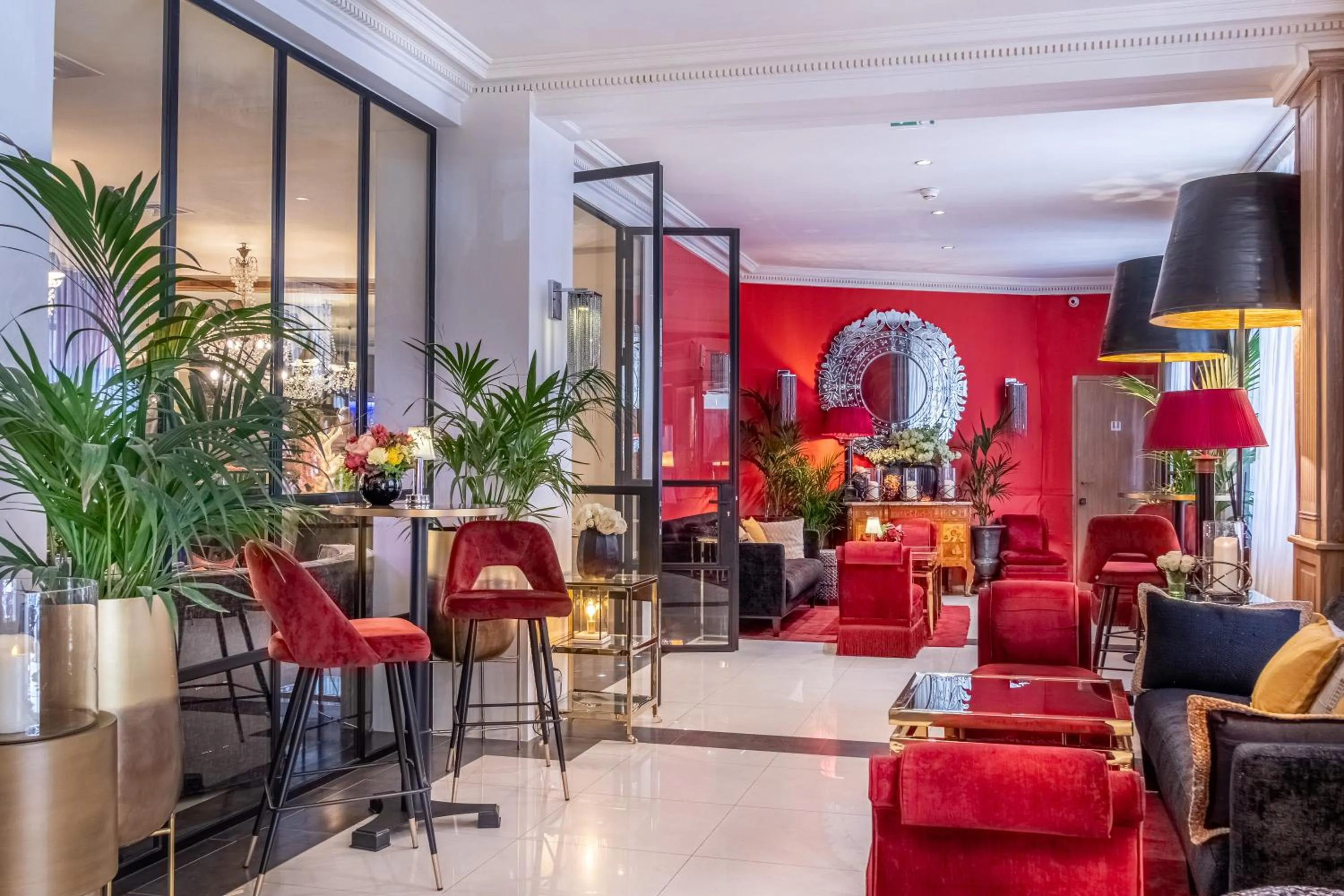 Lobby or reception in Hotel Trianon Rive Gauche