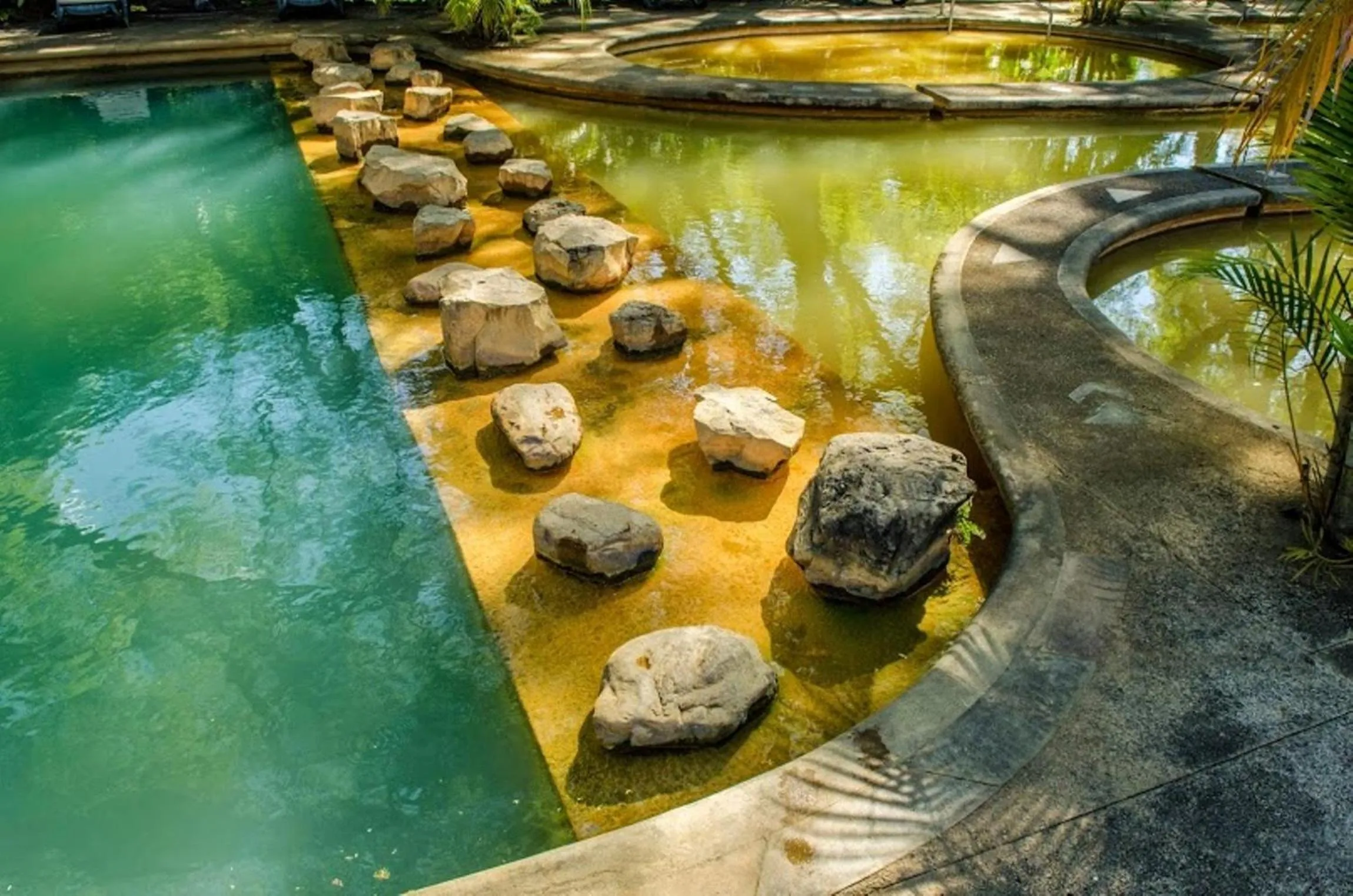 Hot Spring Bath in Hotel Agua Blanca