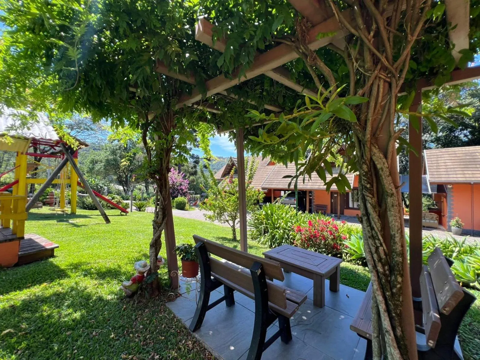 Garden in Pousada Maibe Amanhecer na Serra