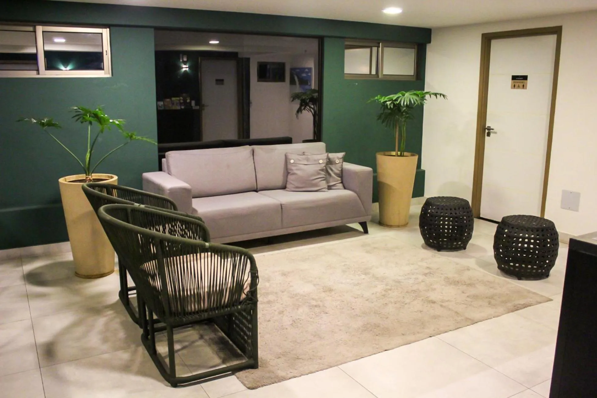 Lobby or reception in Reserva Madero Loft Natal Hotel
