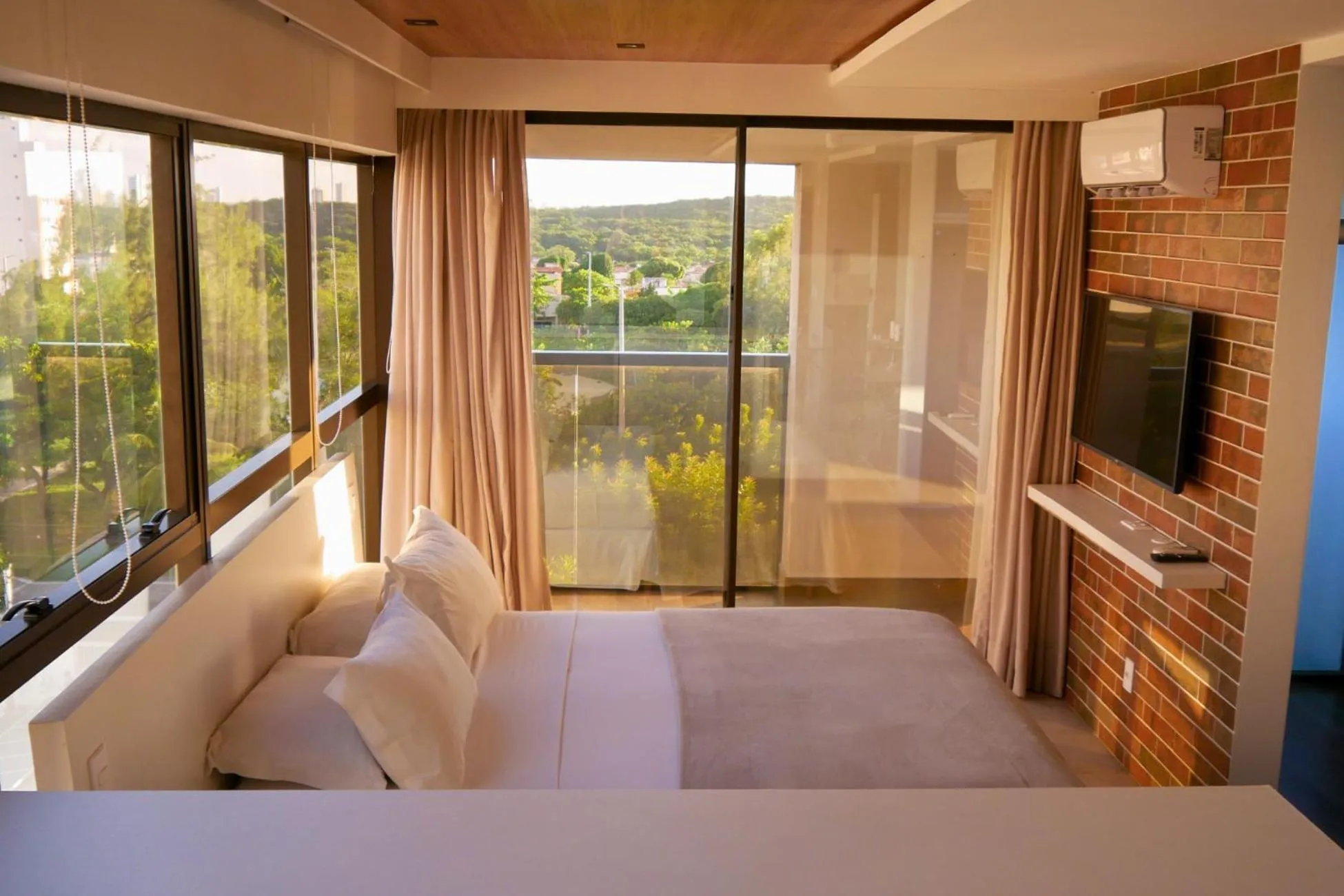 Bed in Reserva Madero Loft Natal Hotel