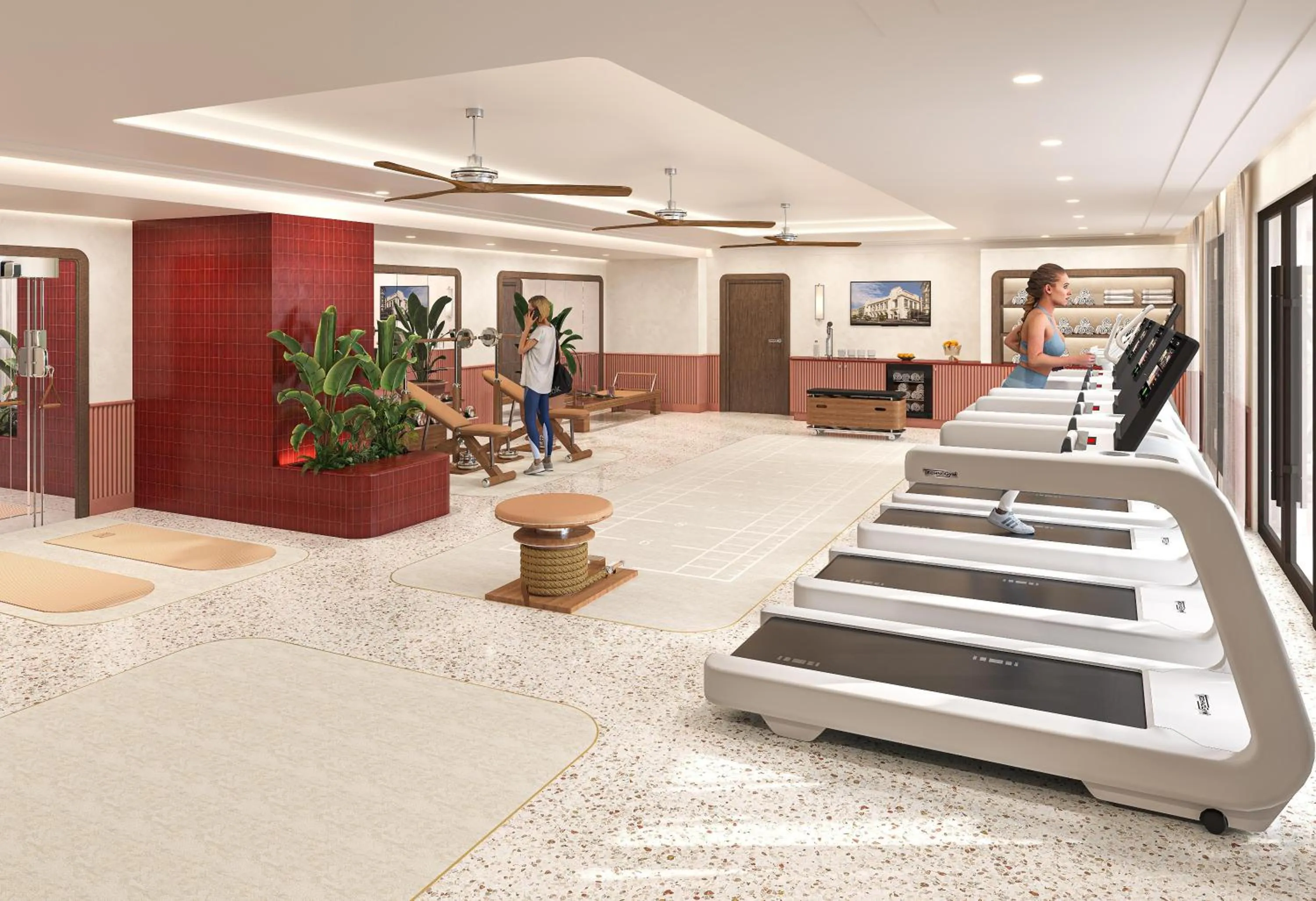 Fitness centre/facilities in Hyatt Regency Nice Palais de la Méditerranée