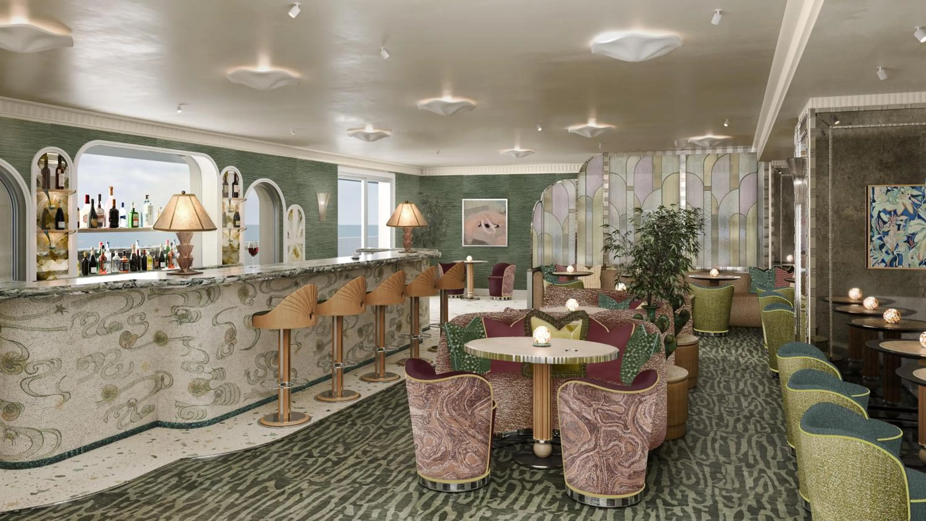 Lounge or bar in Hyatt Regency Nice Palais de la Méditerranée