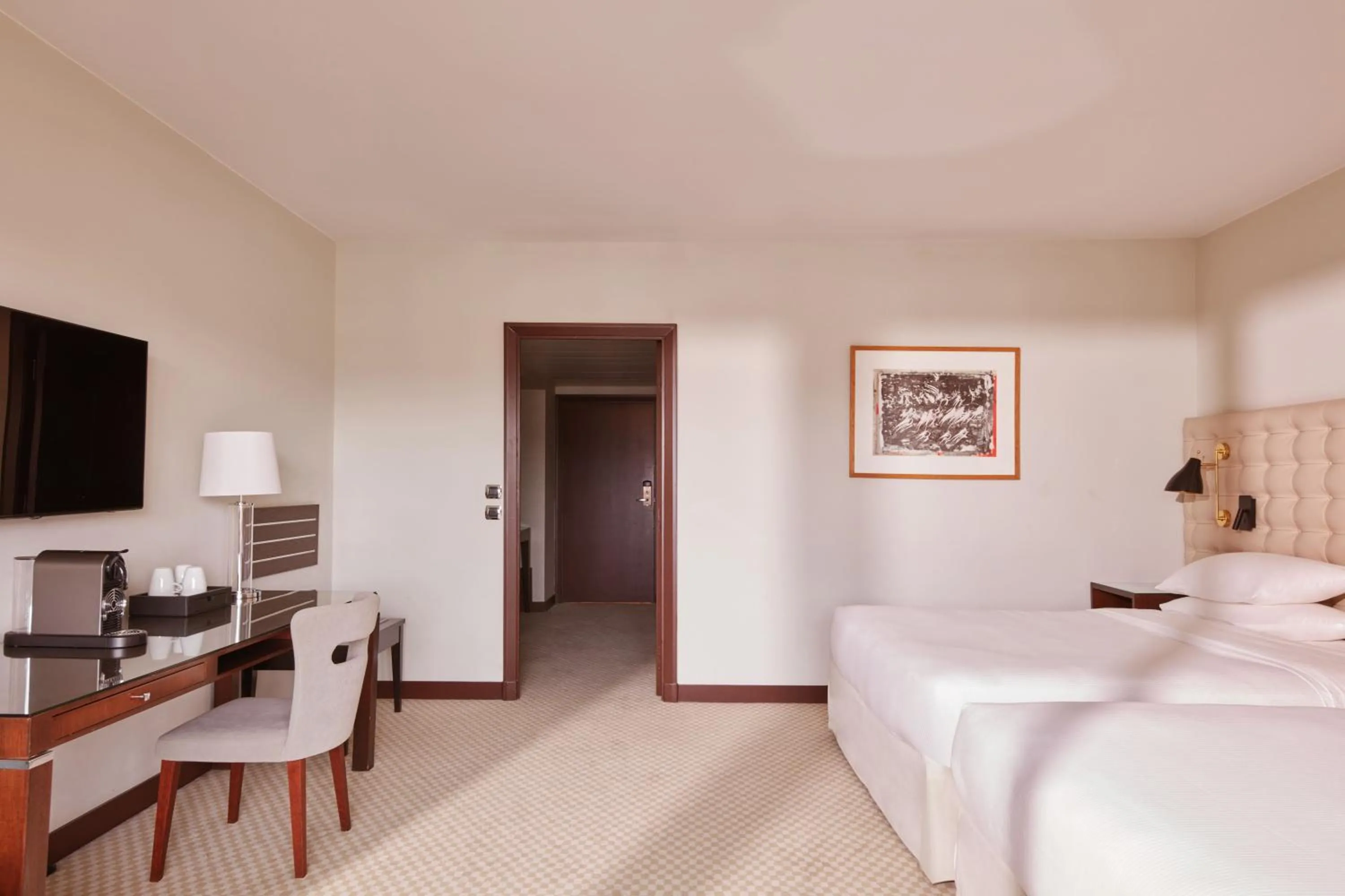 Photo of the whole room, Bed in Hyatt Regency Nice Palais de la Méditerranée