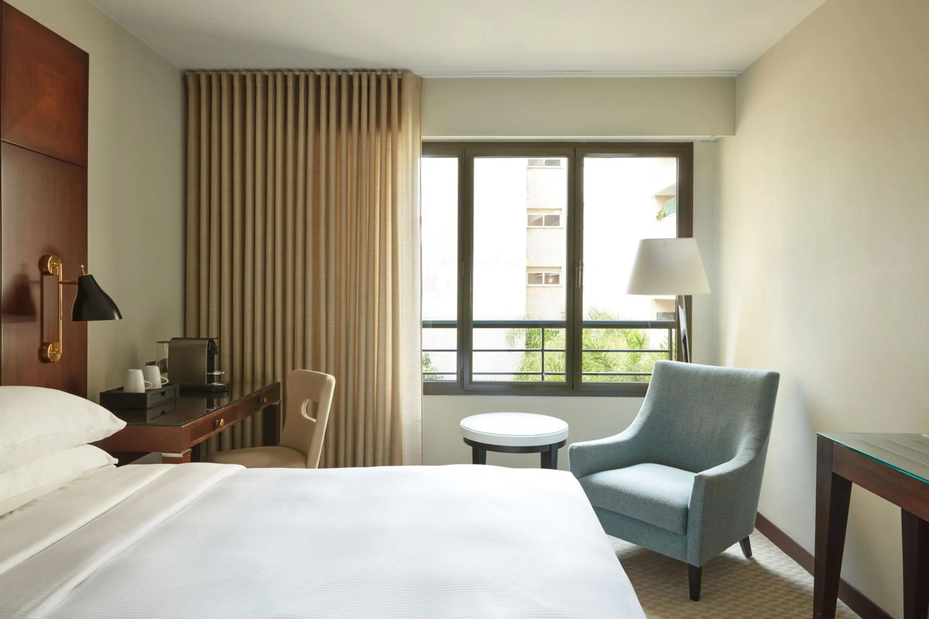 Photo of the whole room, Bed in Hyatt Regency Nice Palais de la Méditerranée