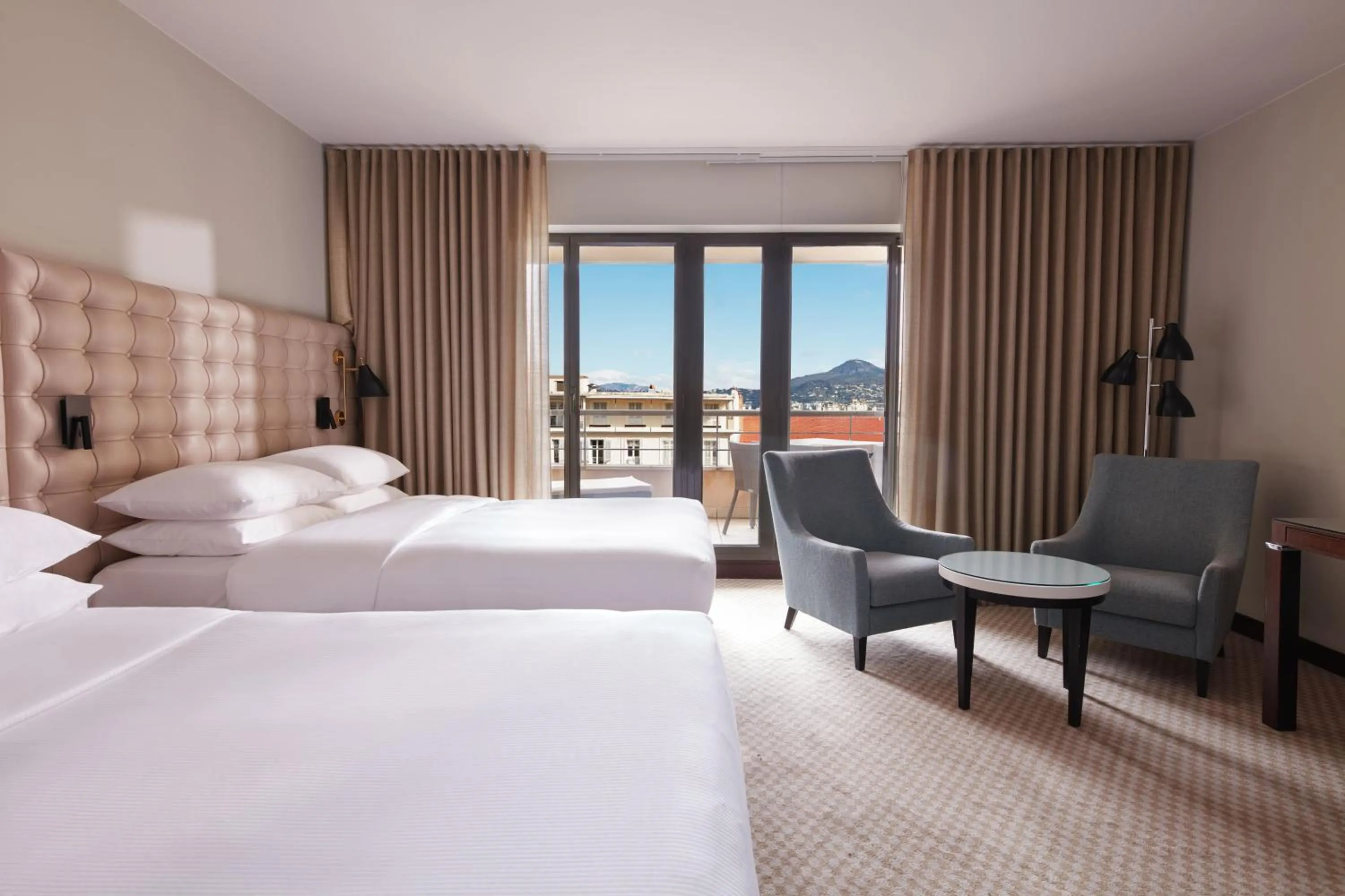 Photo of the whole room, Bed in Hyatt Regency Nice Palais de la Méditerranée